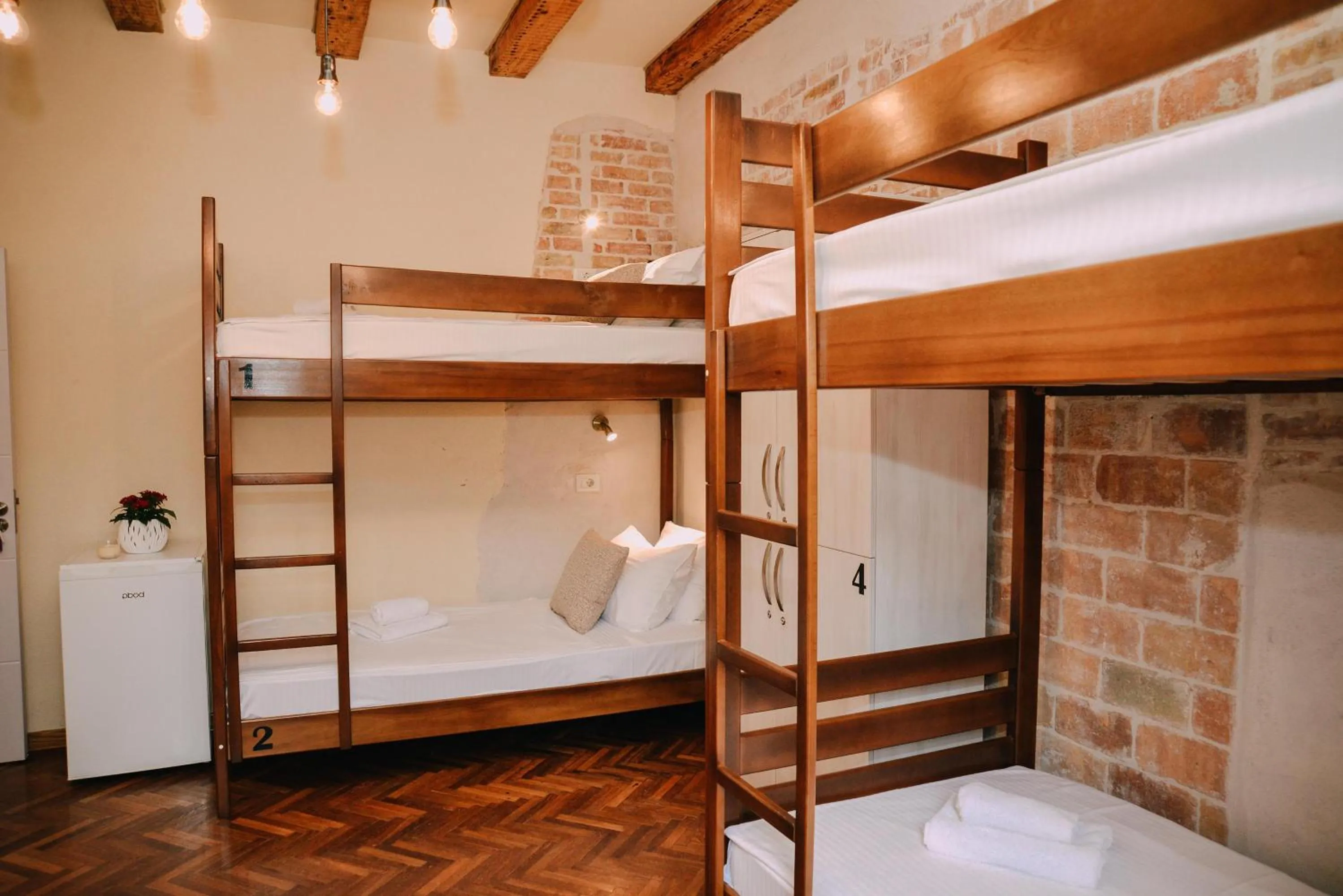 Bed in Step to Kotor bay Guesthouse