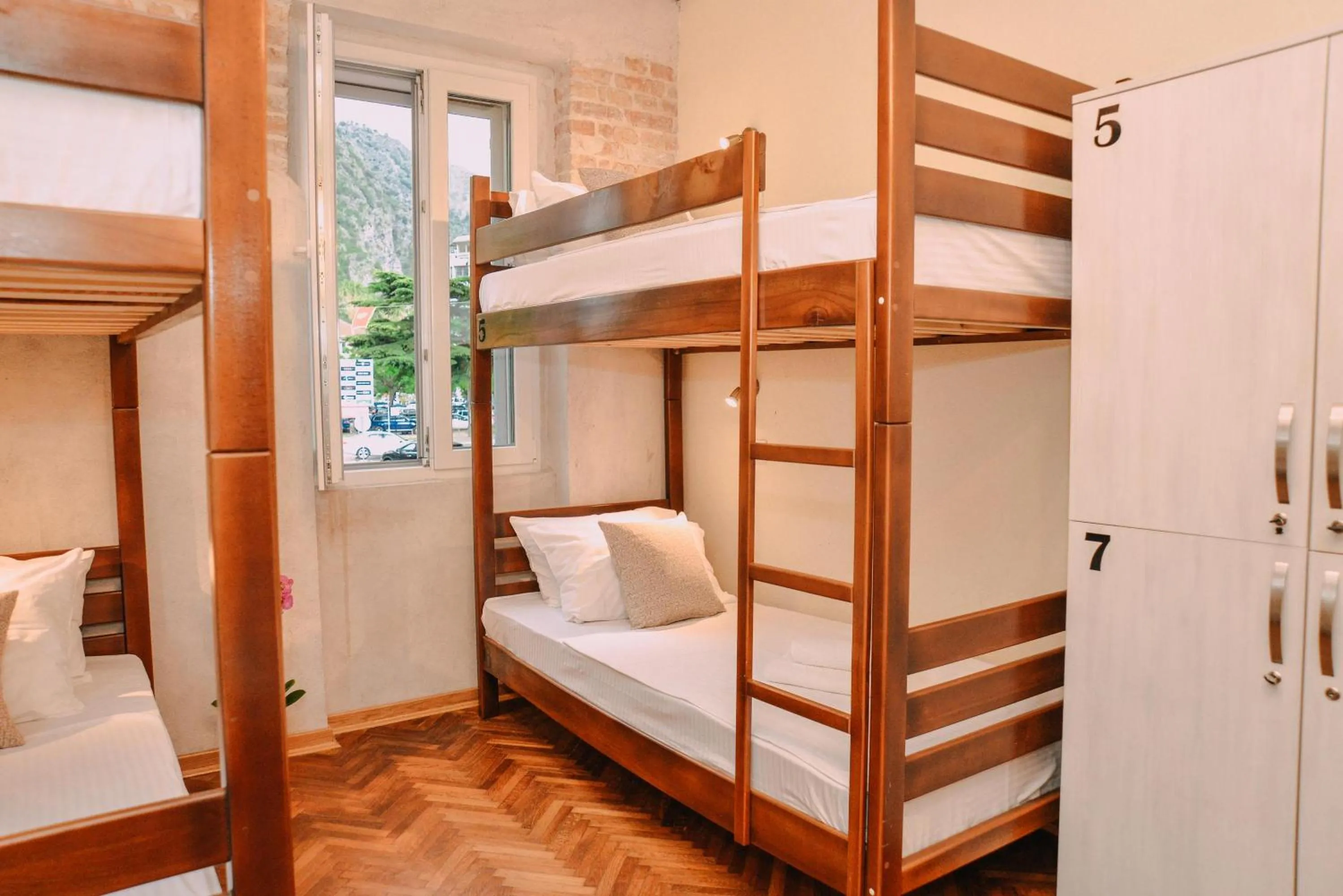 Bed in Step to Kotor bay Guesthouse