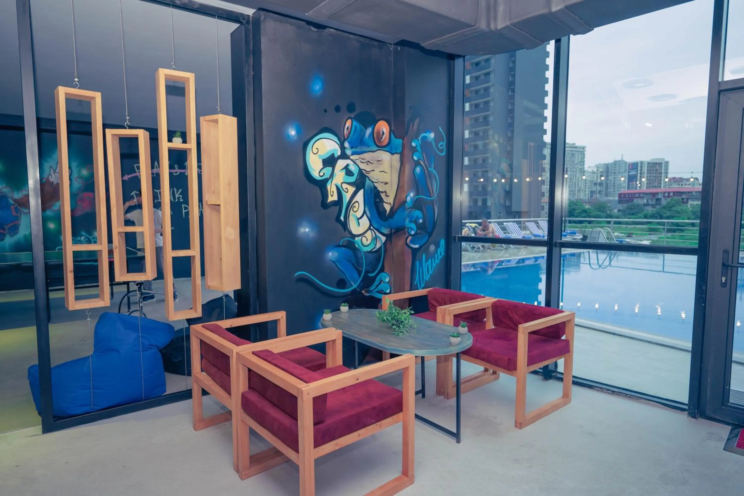 Lounge or bar in New Wave Hotel