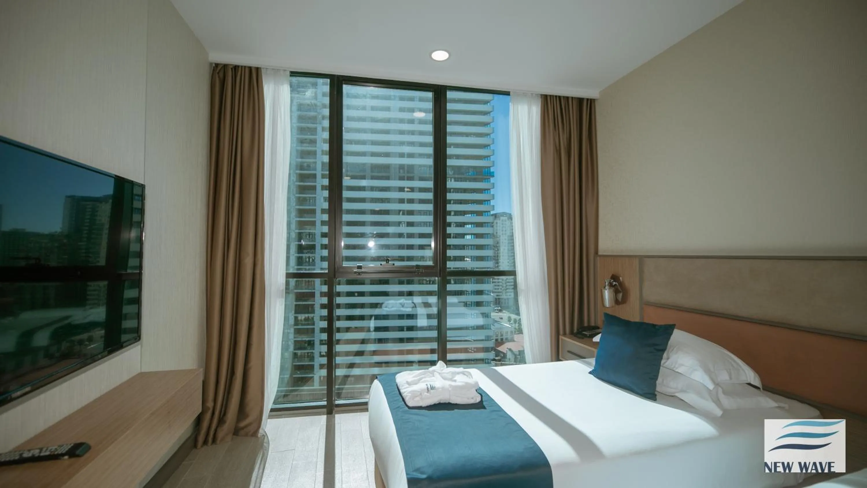 Bedroom, Bed in New Wave Hotel