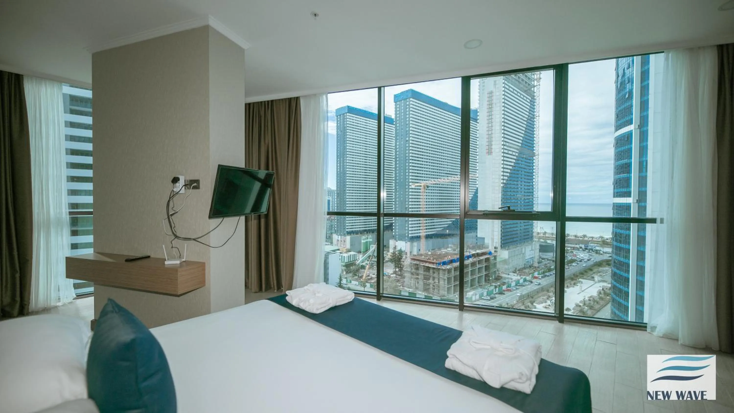 Photo of the whole room, Bed in New Wave Hotel