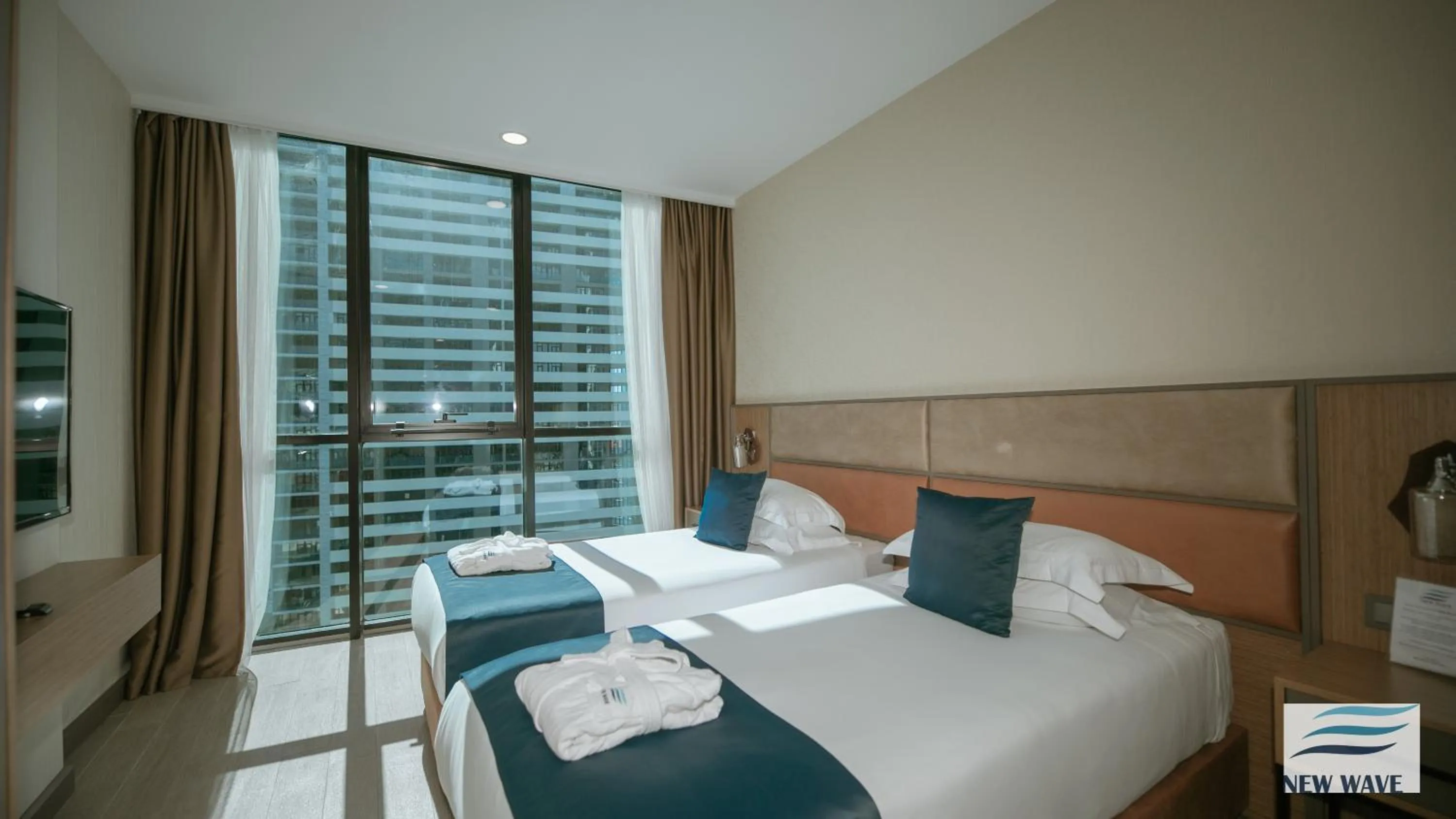 Photo of the whole room, Bed in New Wave Hotel