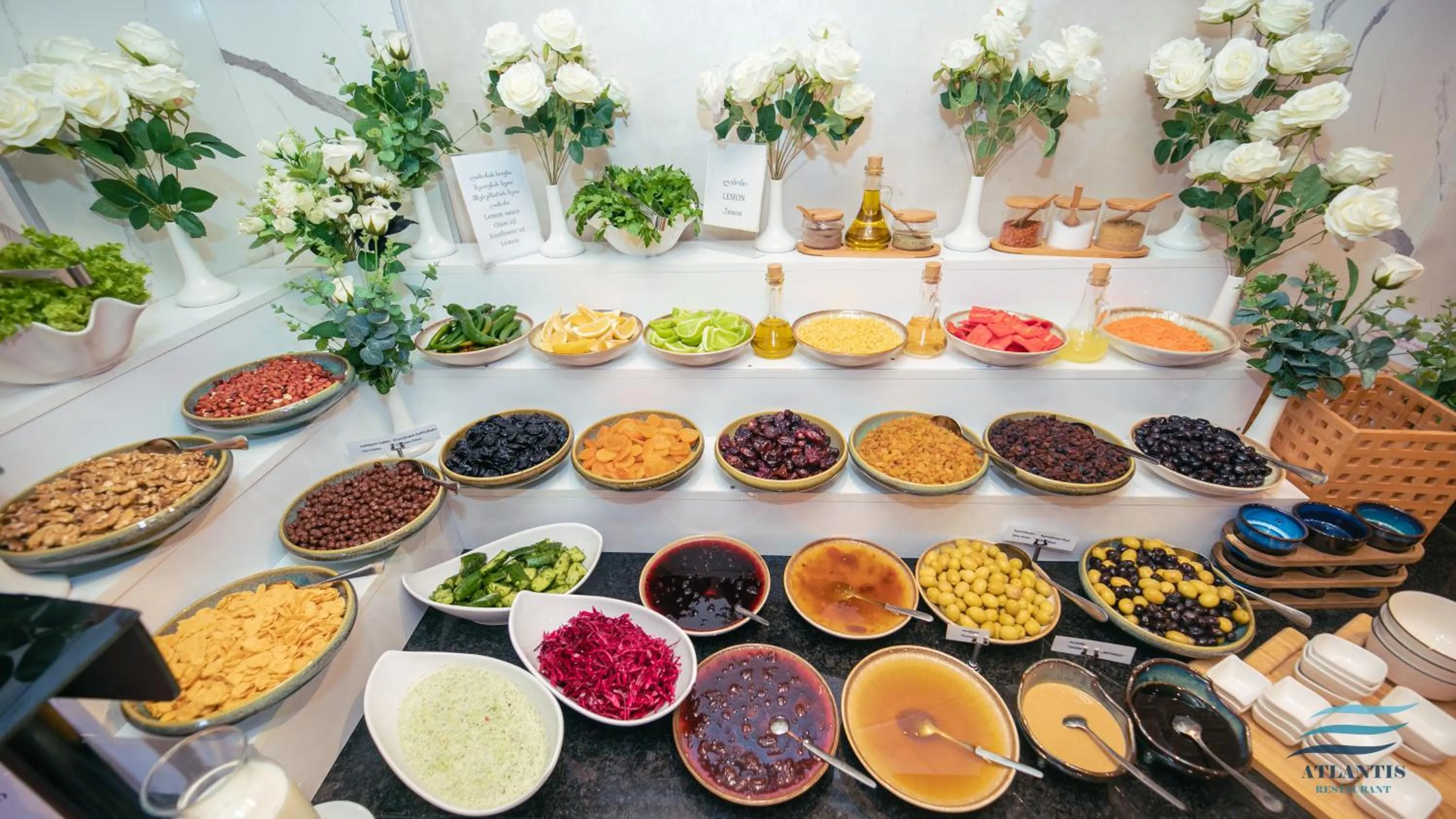 Buffet breakfast in New Wave Hotel