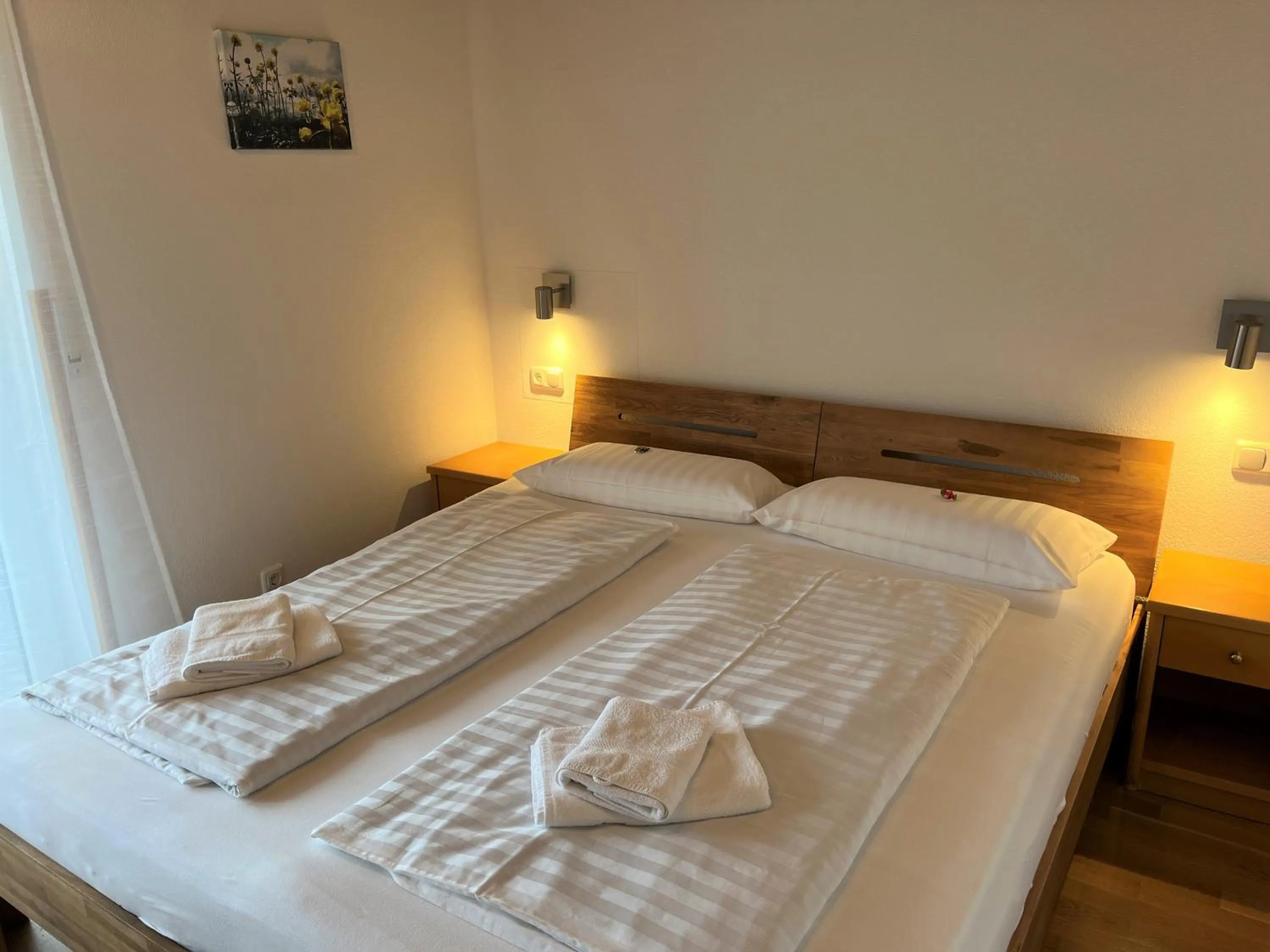 Bed in Gästehaus Forggensee