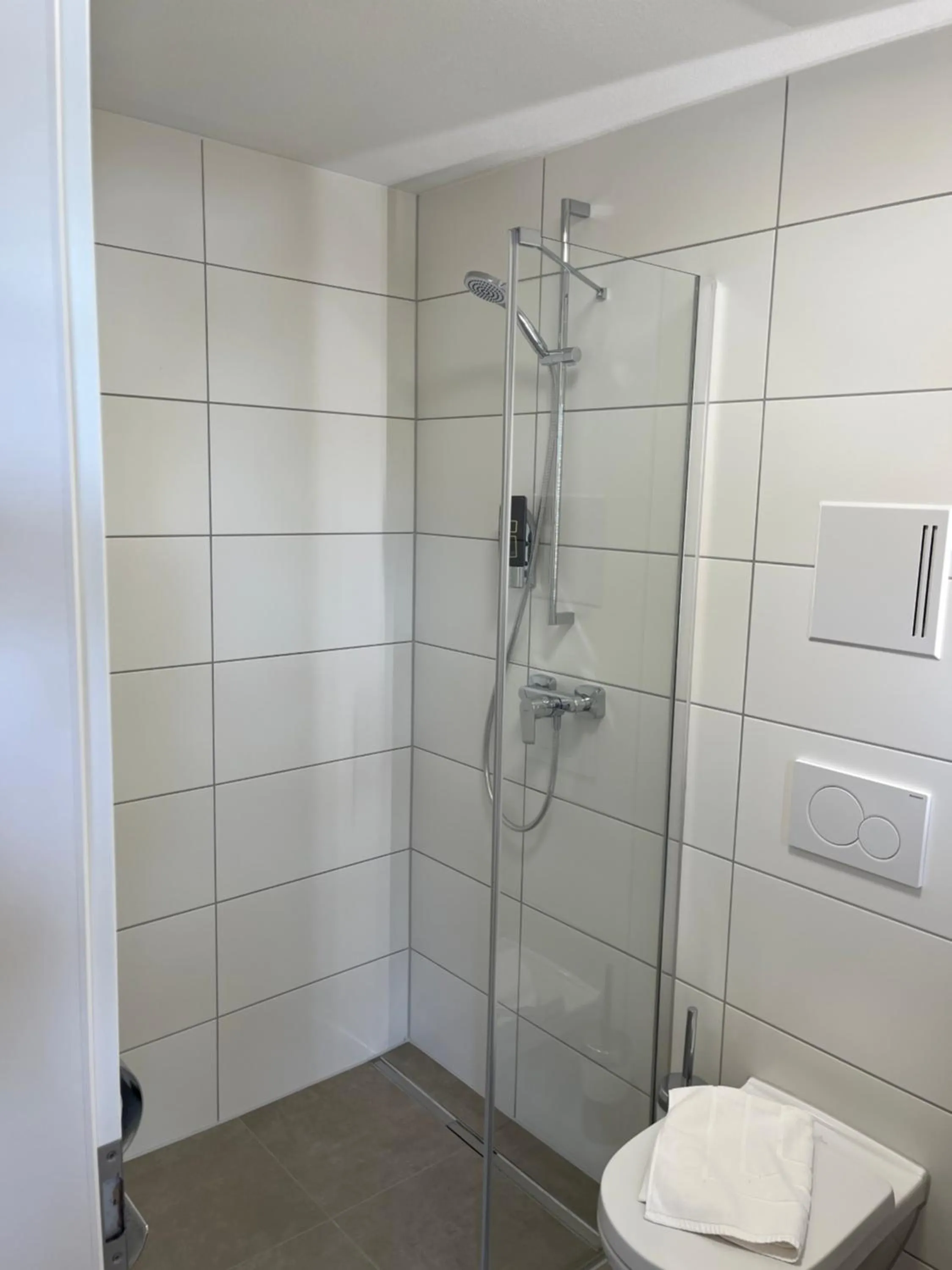 Bathroom in Gästehaus Forggensee