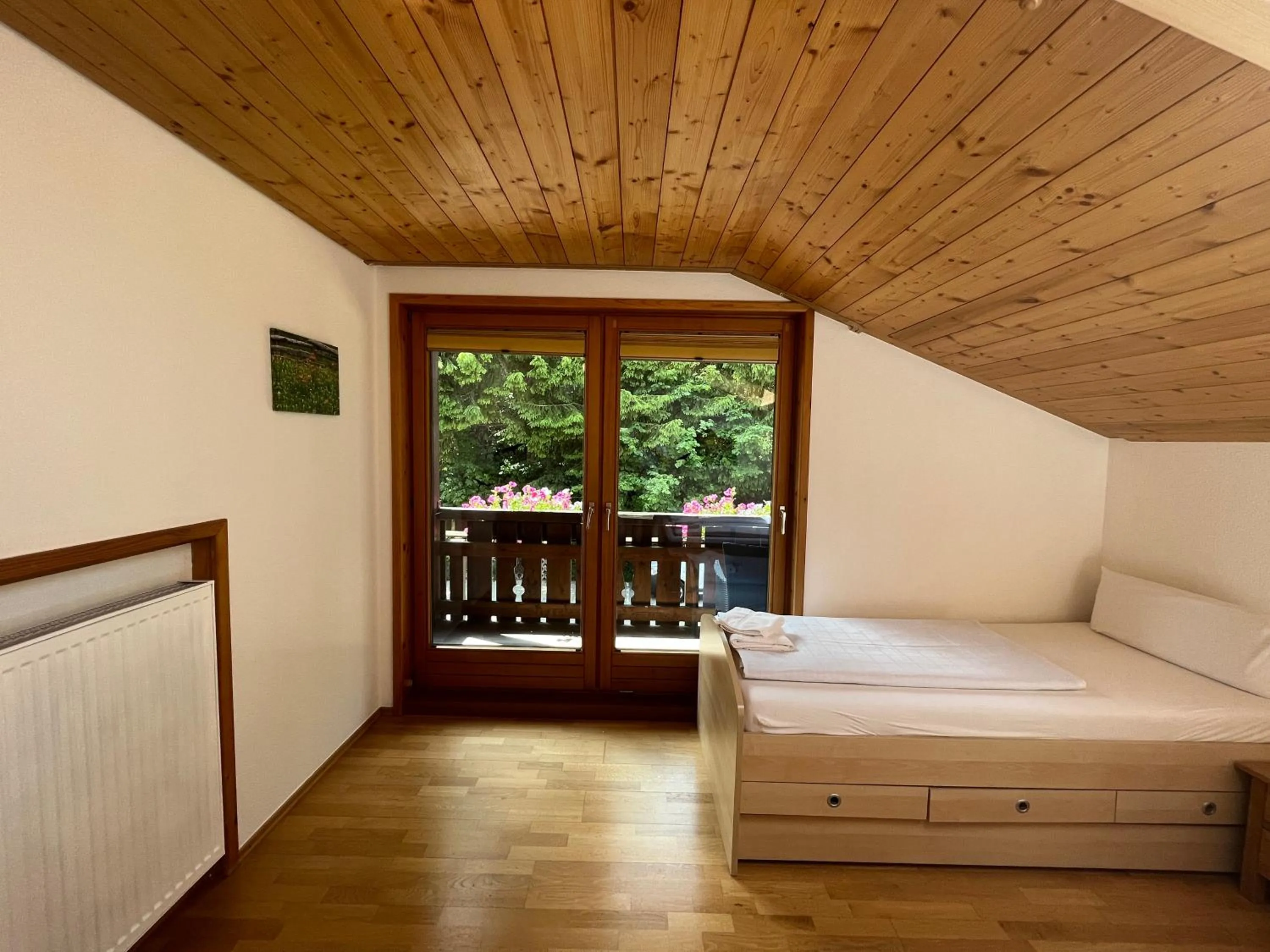 Bed in Gästehaus Forggensee