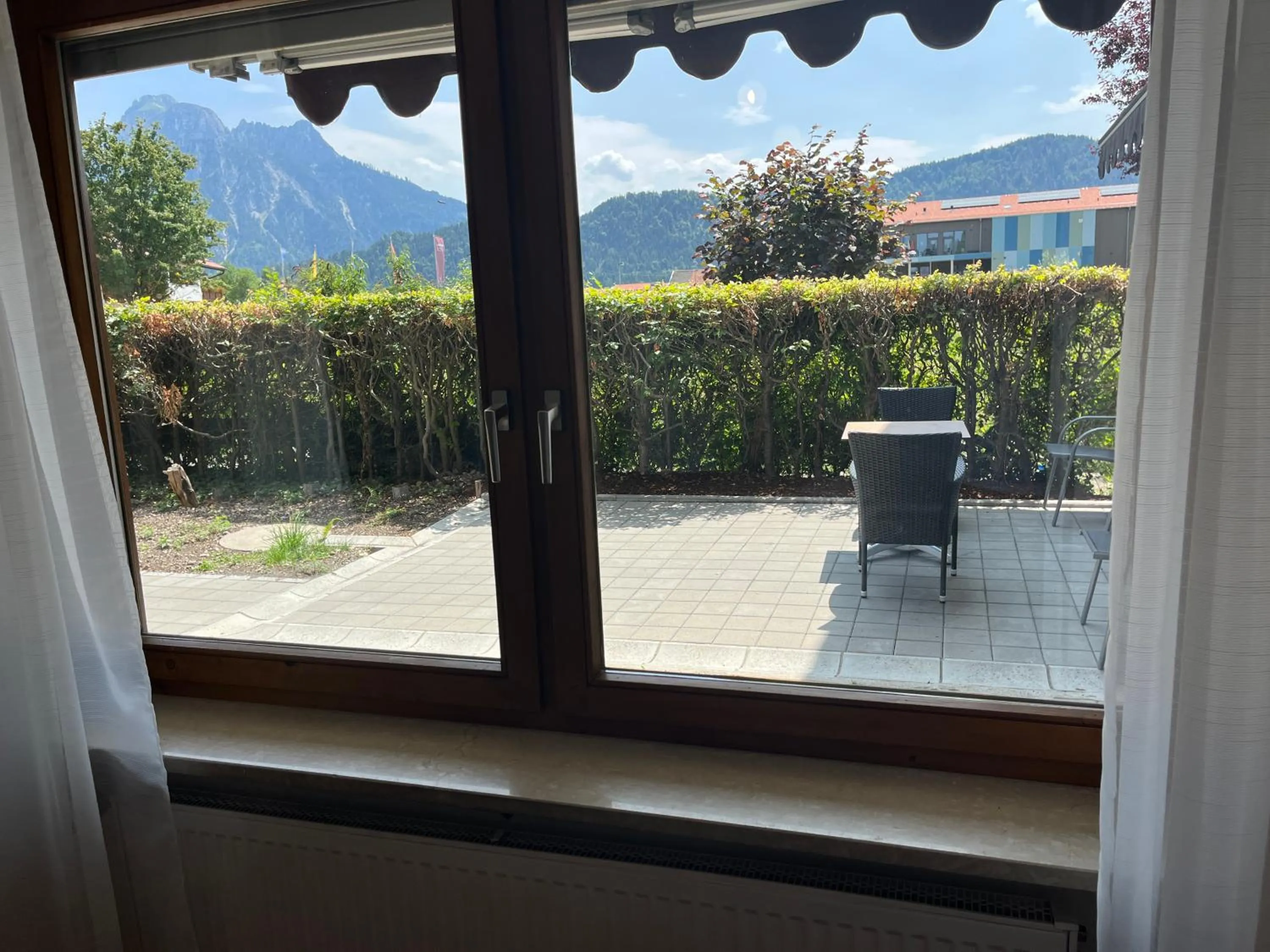 Natural landscape in Gästehaus Forggensee