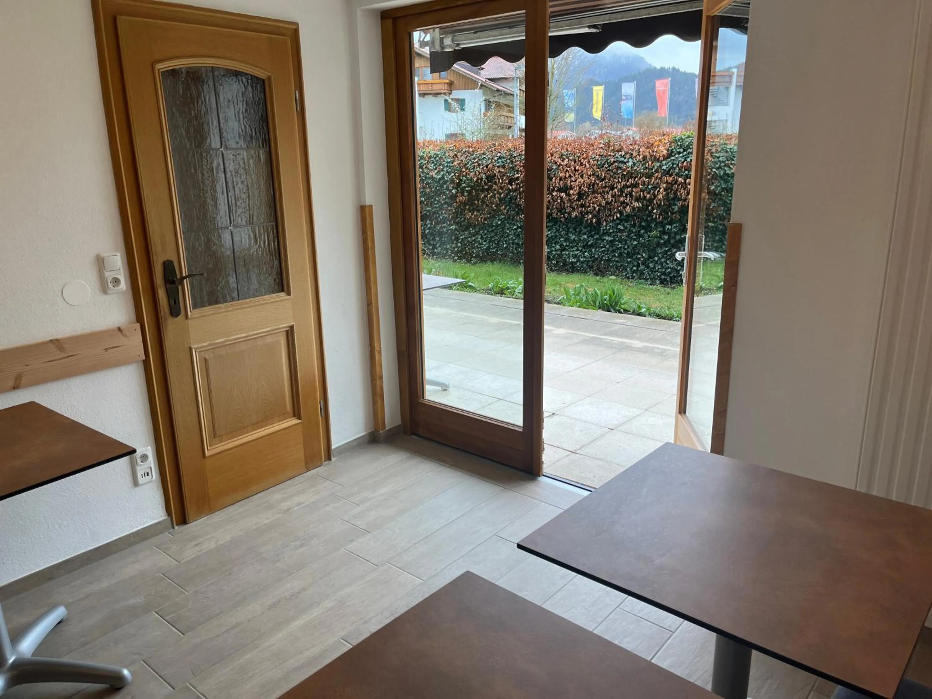 Balcony/Terrace in Gästehaus Forggensee