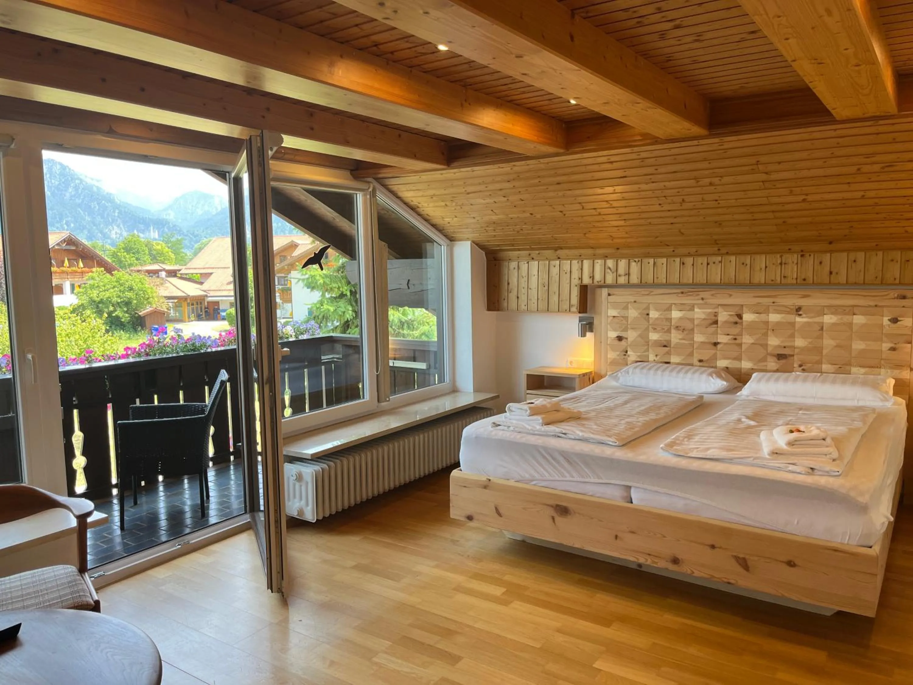 Bed in Gästehaus Forggensee