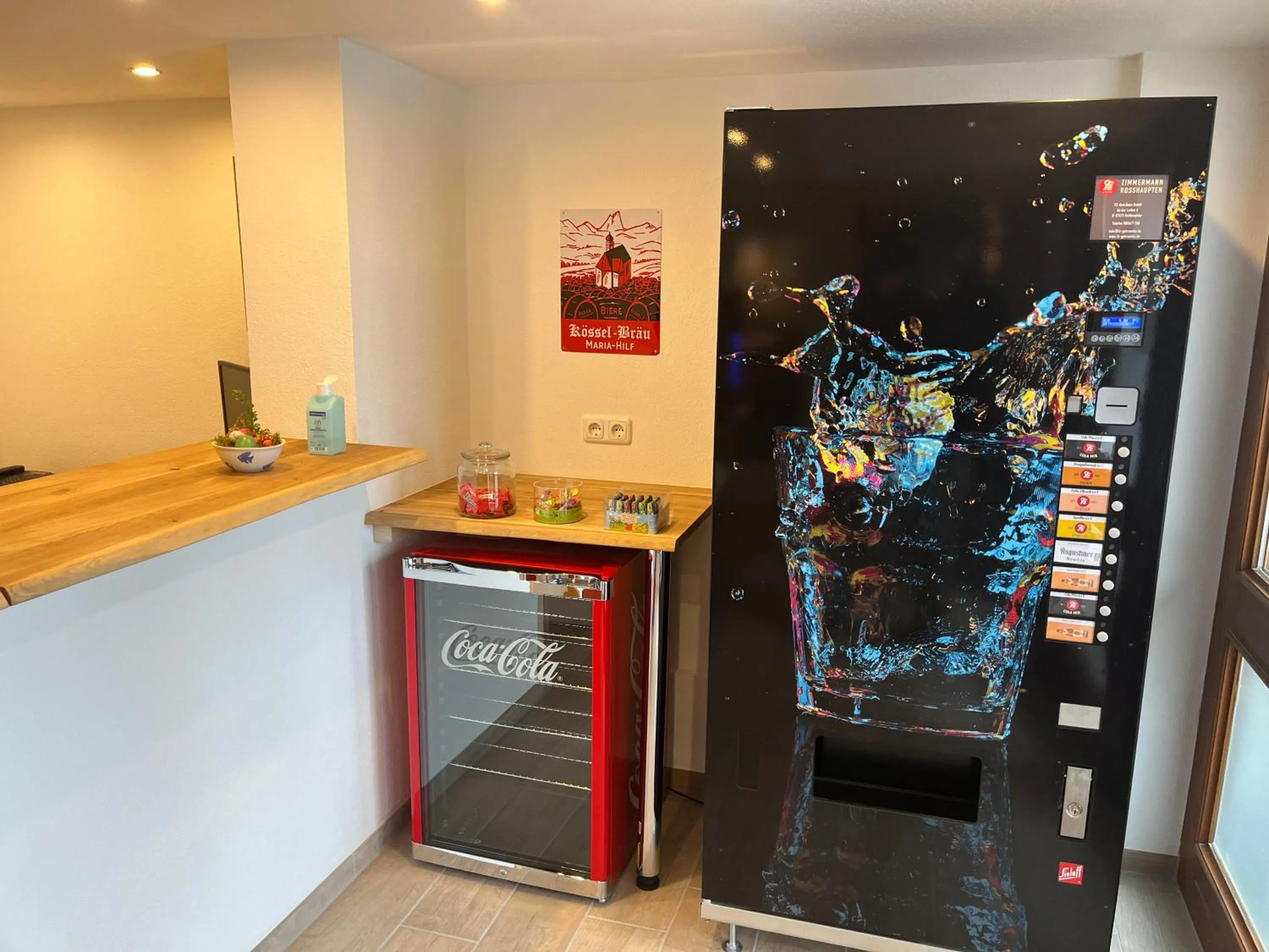 Lobby or reception in Gästehaus Forggensee