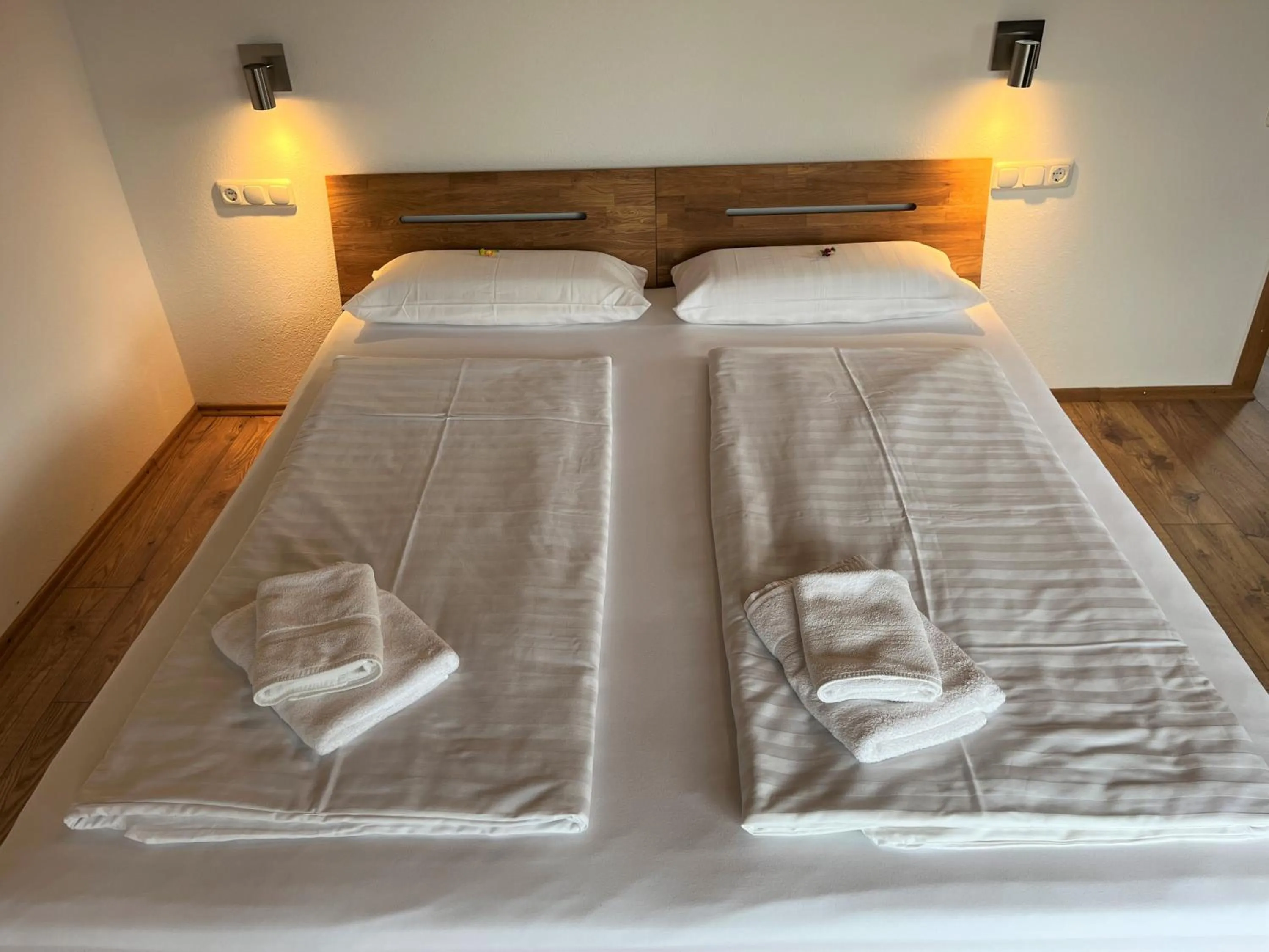 Bed in Gästehaus Forggensee