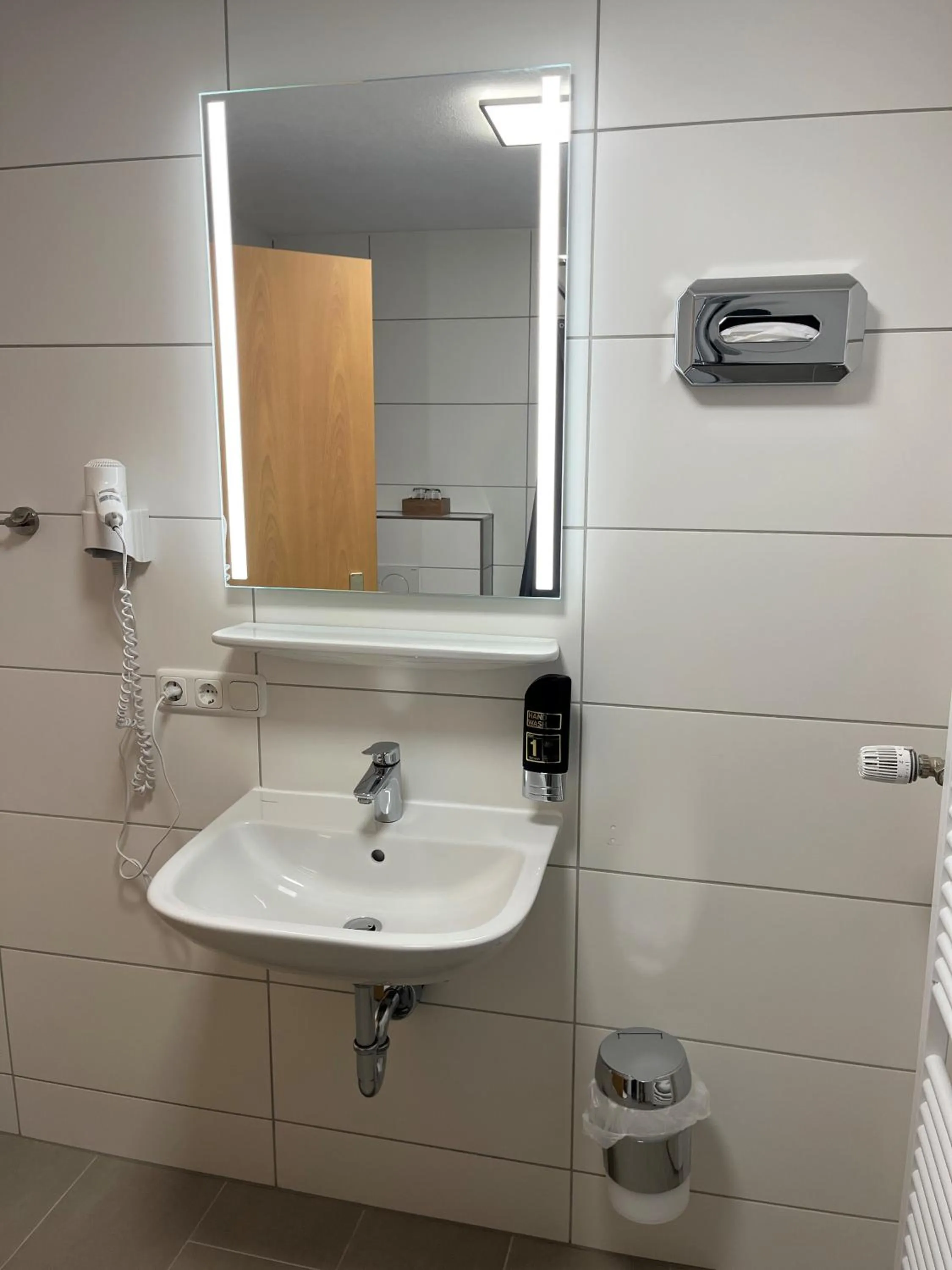 Bathroom in Gästehaus Forggensee