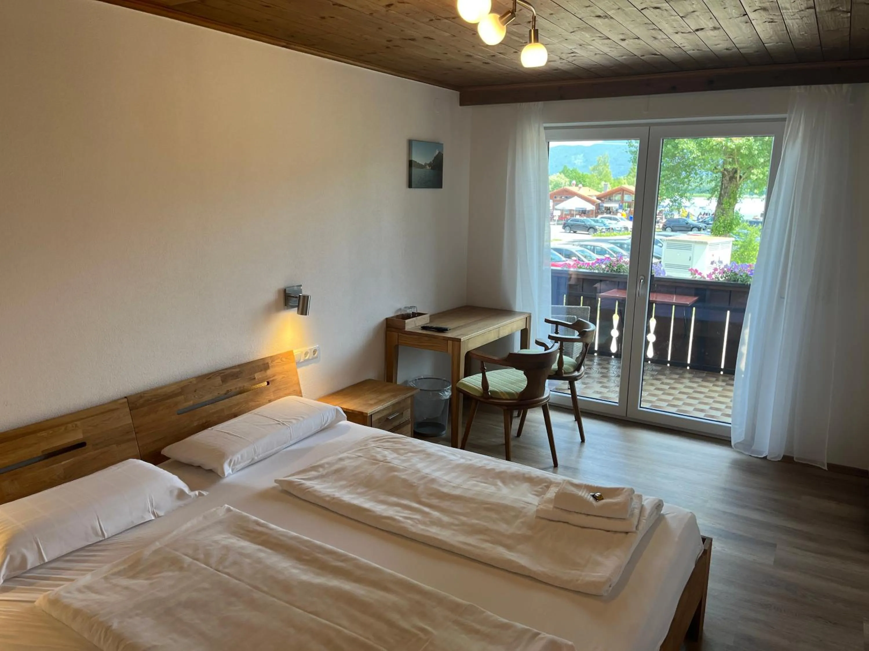 Bed in Gästehaus Forggensee