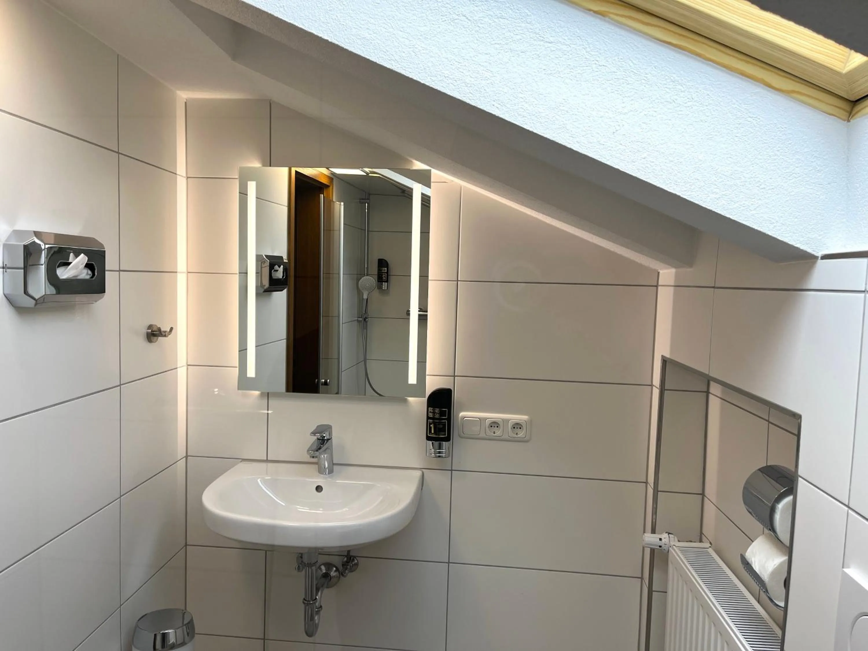 Shower in Gästehaus Forggensee