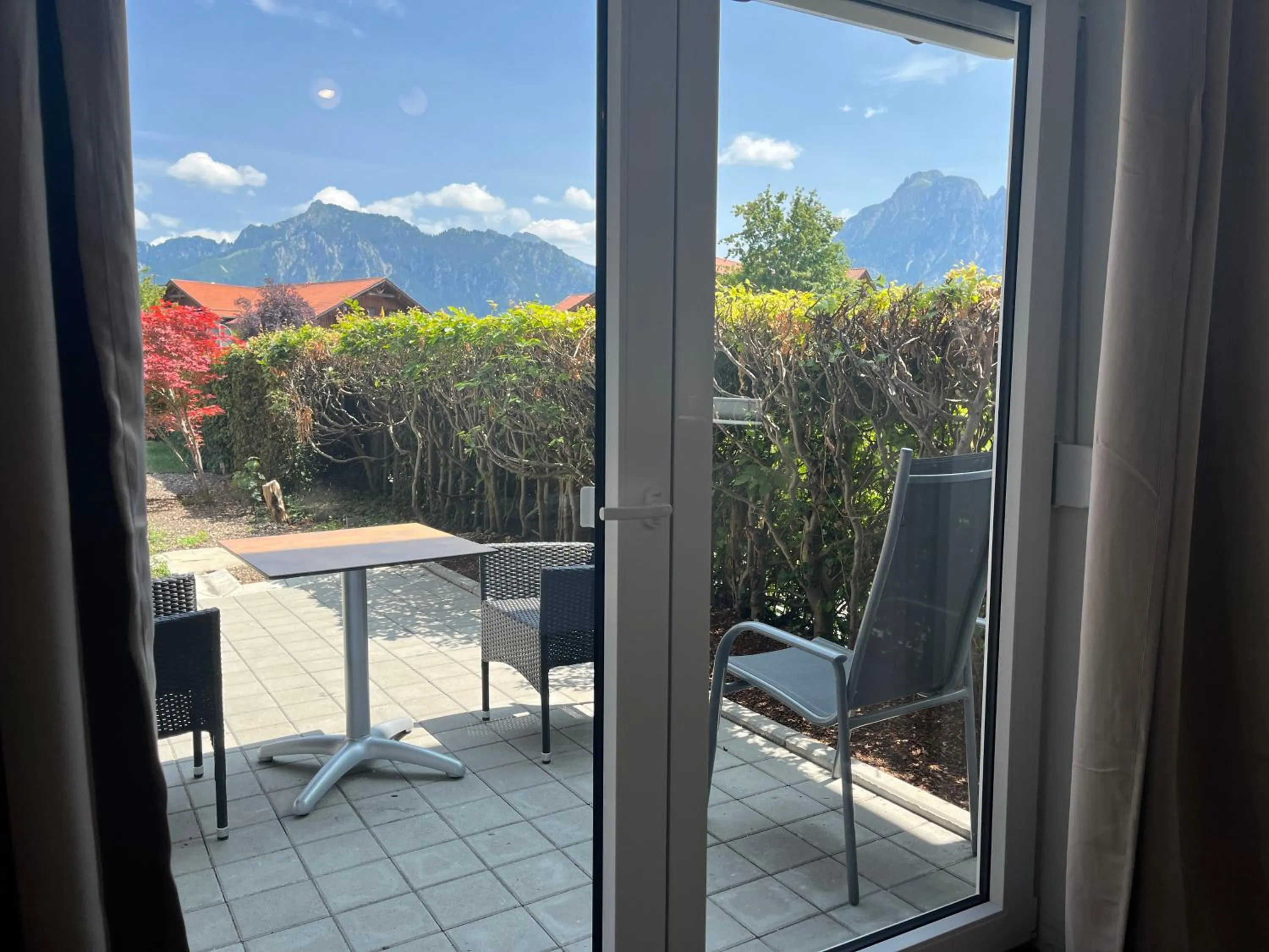 Balcony/Terrace in Gästehaus Forggensee