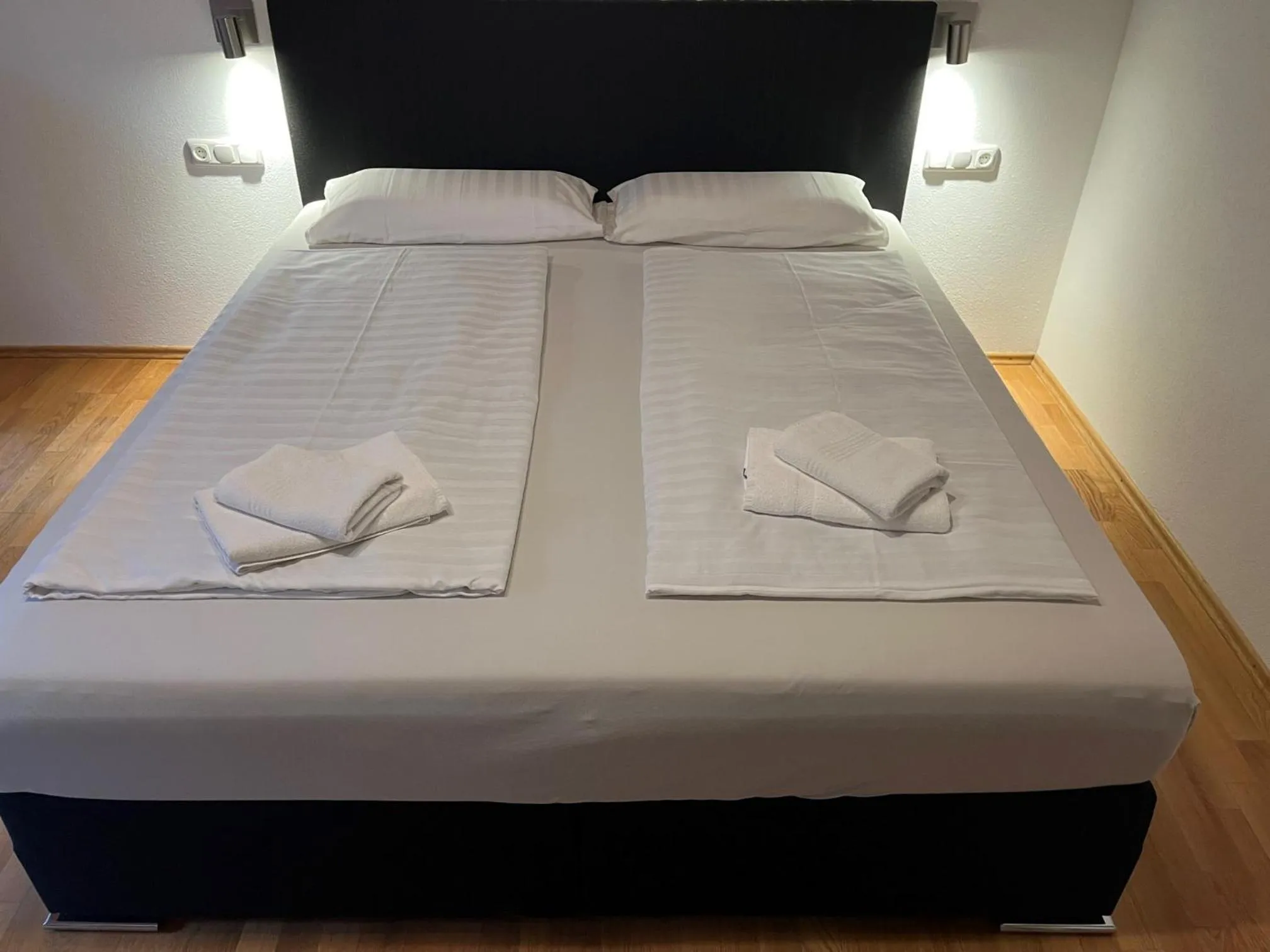 Bed in Gästehaus Forggensee