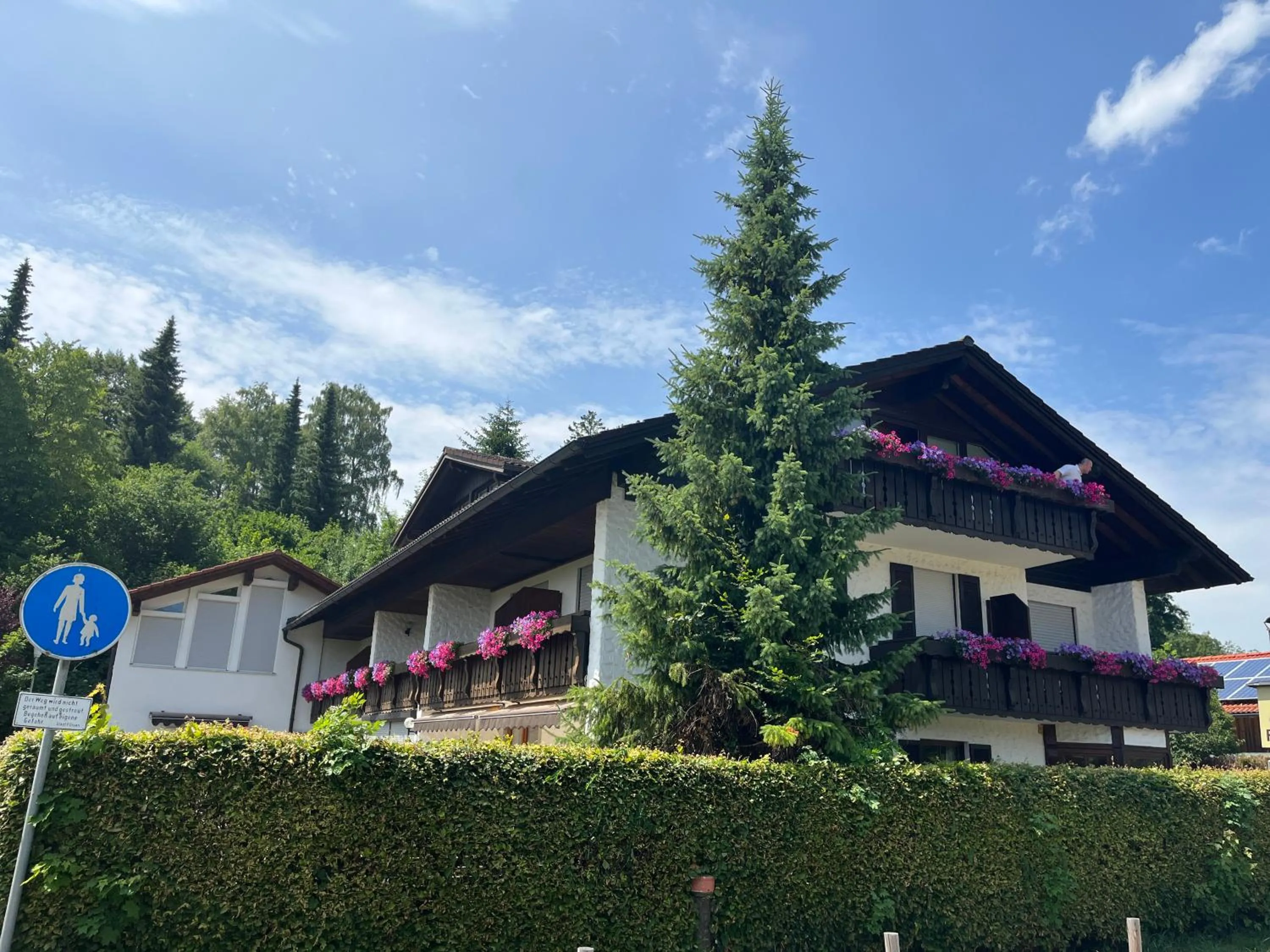Property building in Gästehaus Forggensee