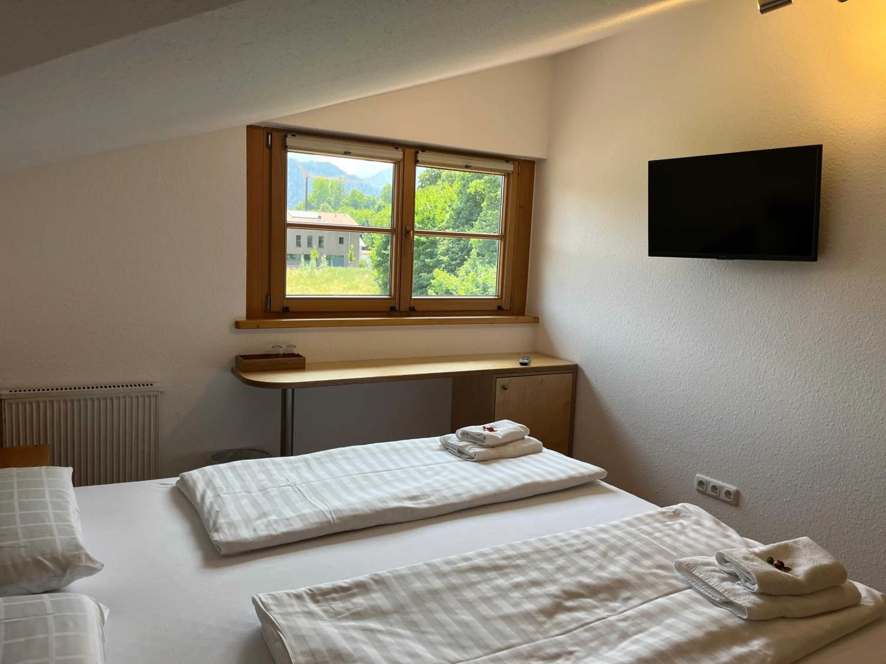Bed in Gästehaus Forggensee