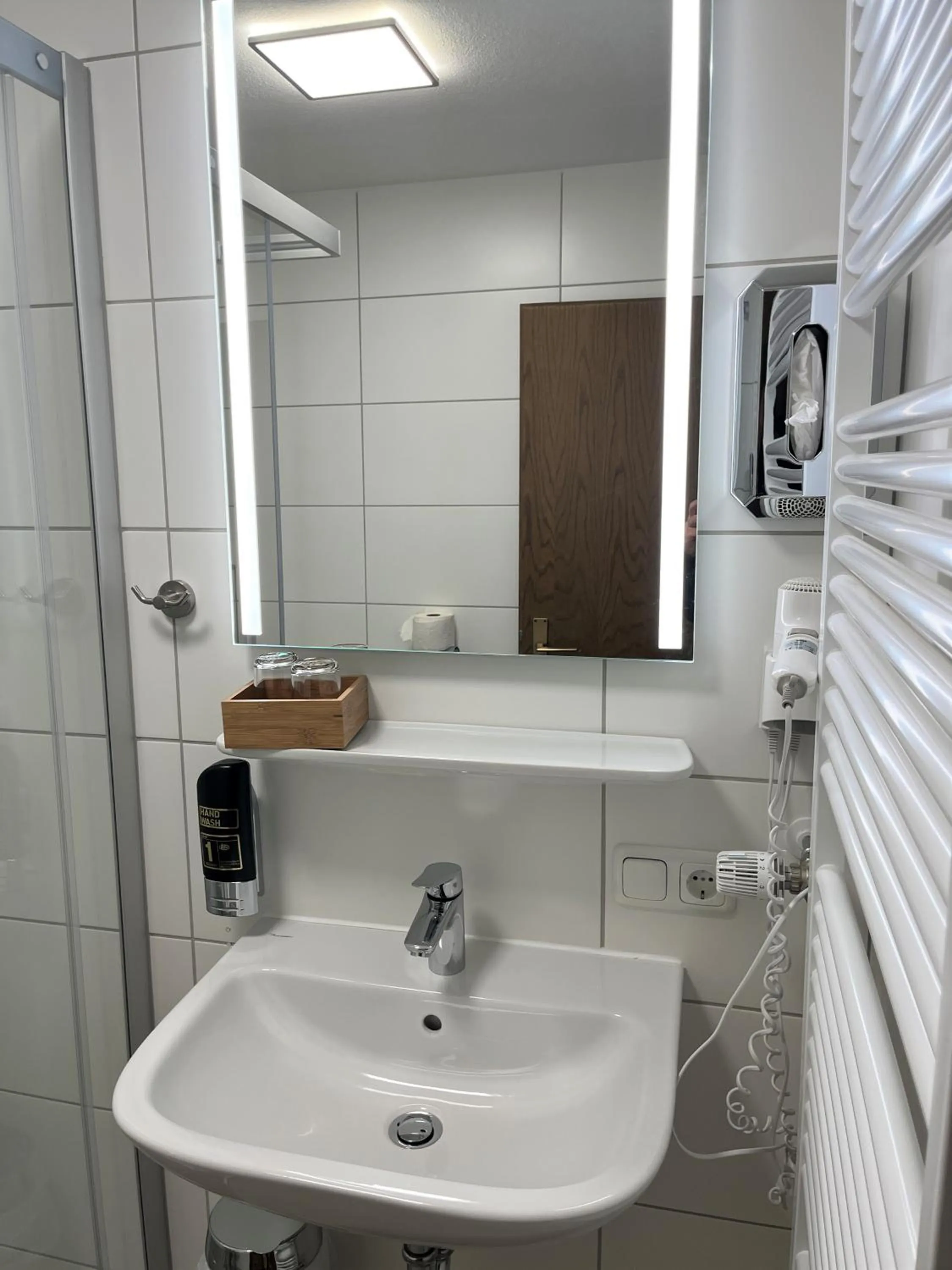 Bathroom in Gästehaus Forggensee