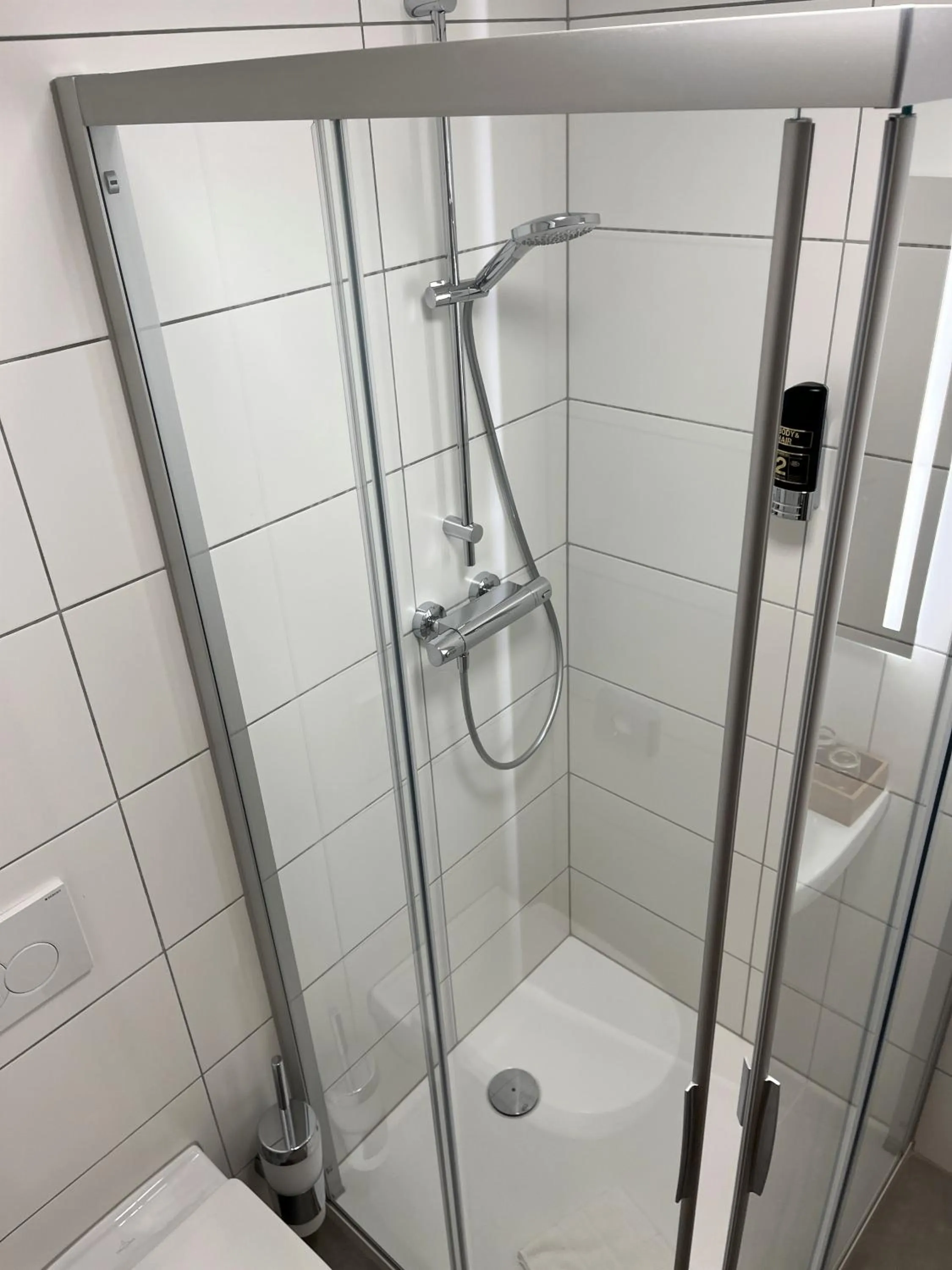 Shower in Gästehaus Forggensee