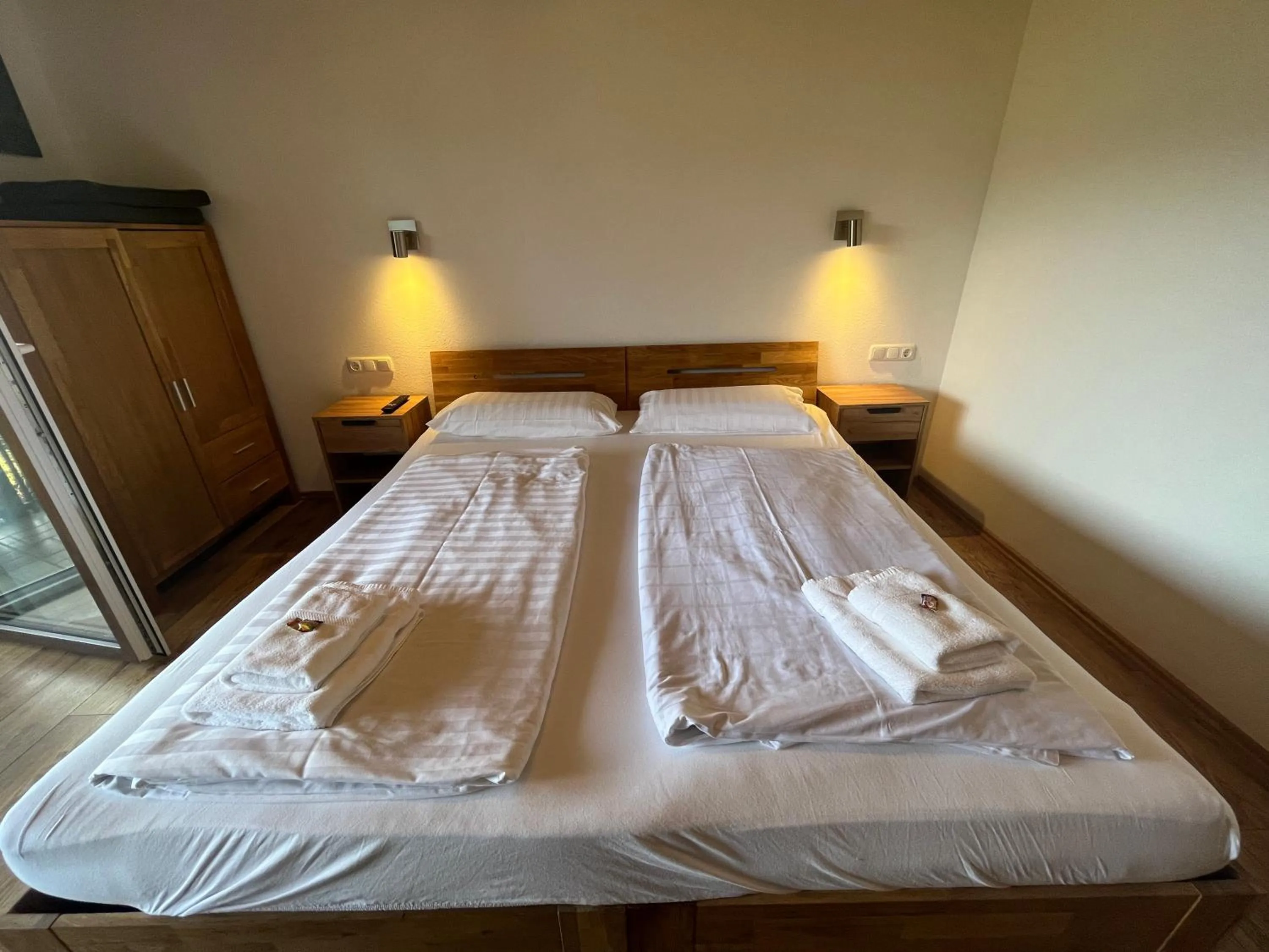 Bed in Gästehaus Forggensee