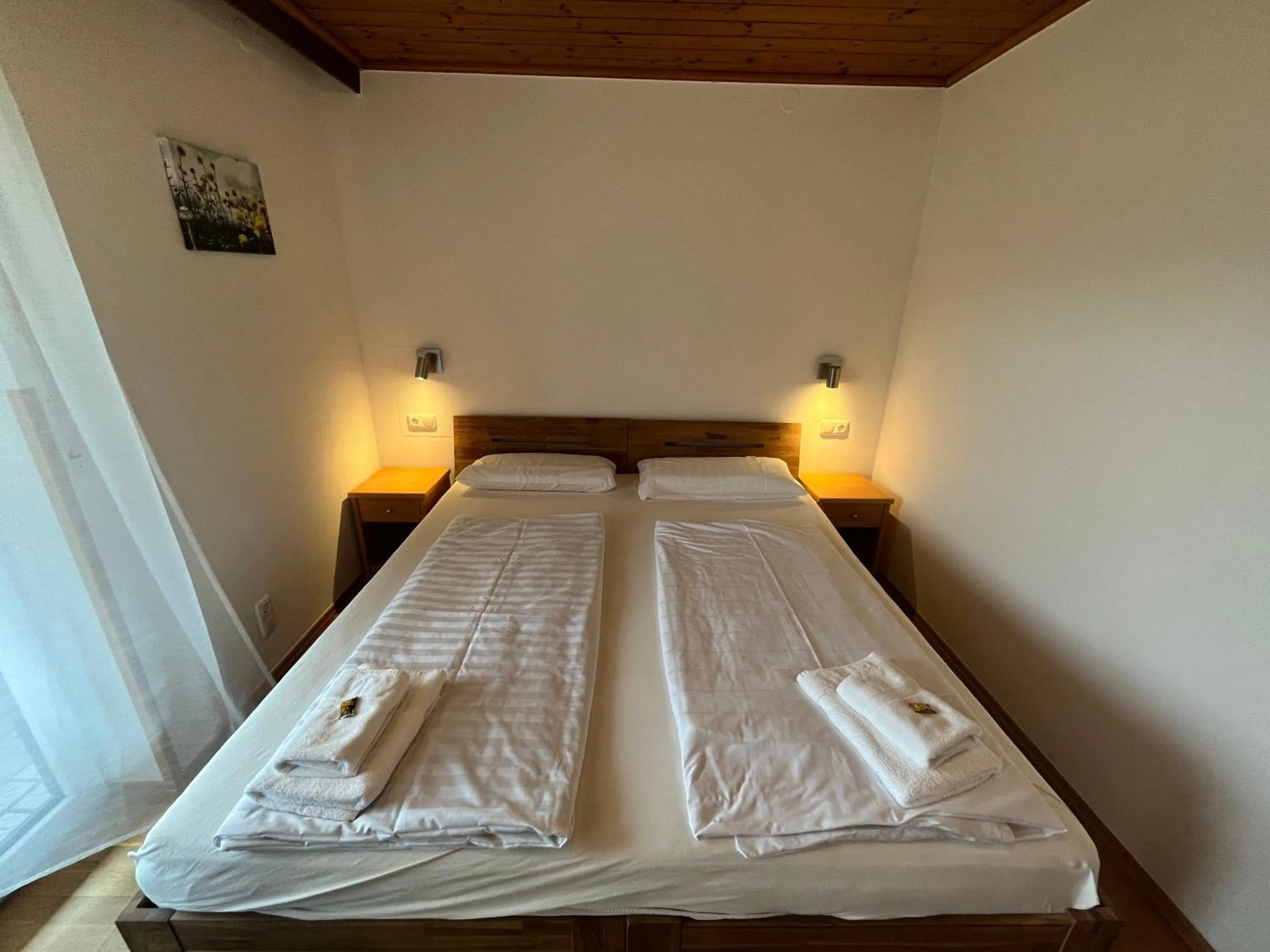Bed in Gästehaus Forggensee
