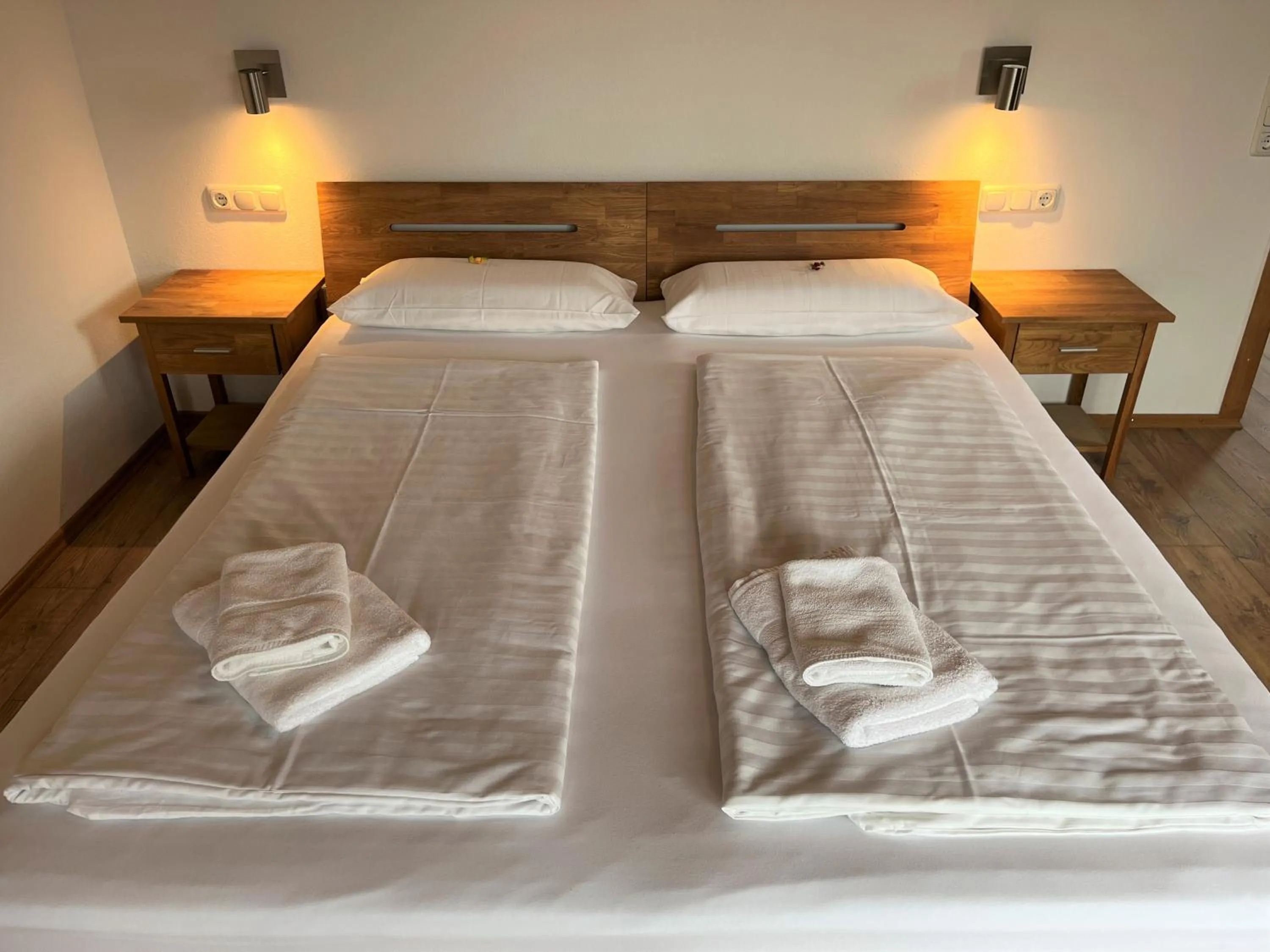 Bed in Gästehaus Forggensee