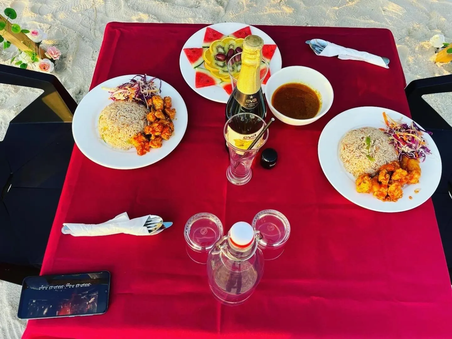 Food and drinks in Thoddoo Island Life