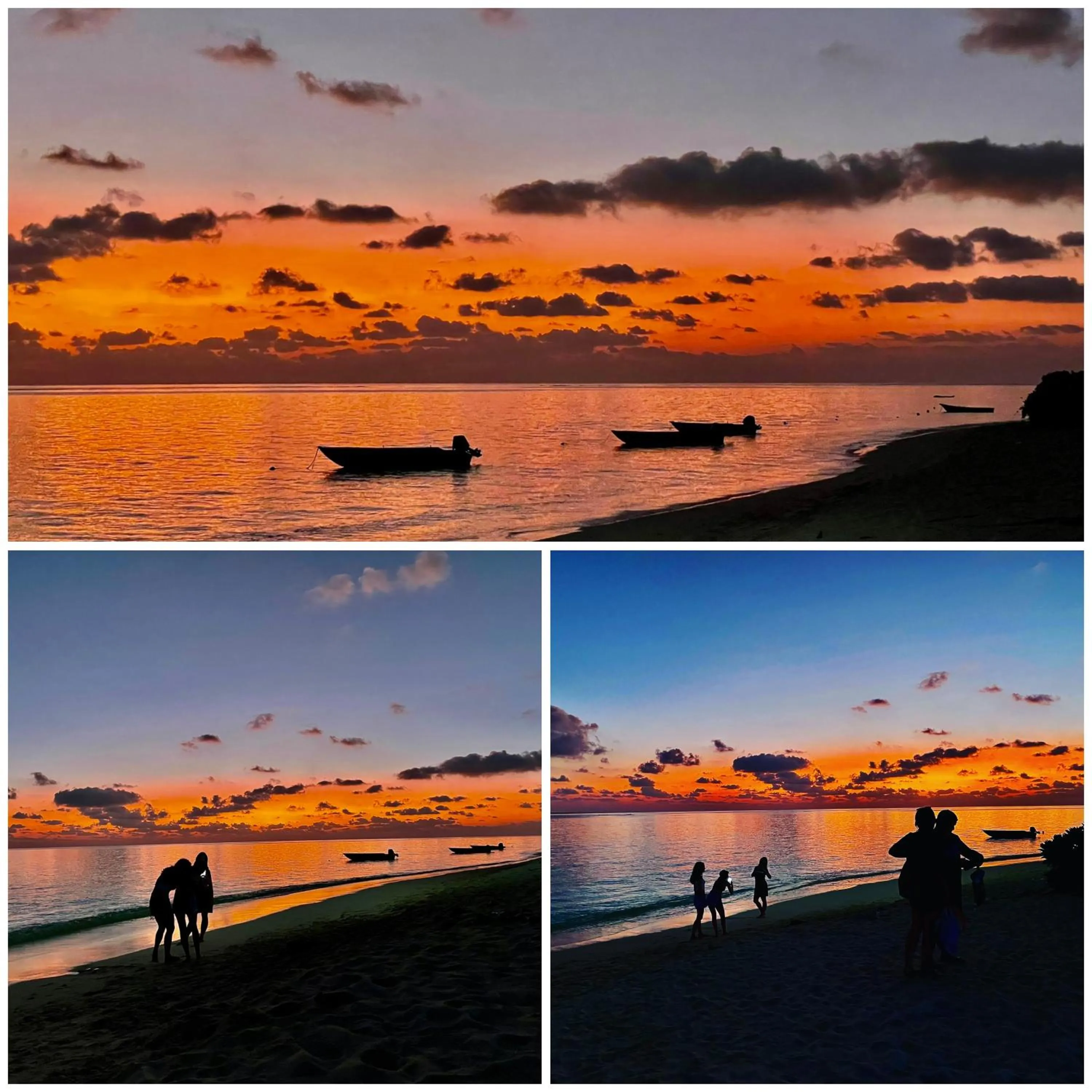 Sunset in Thoddoo Island Life