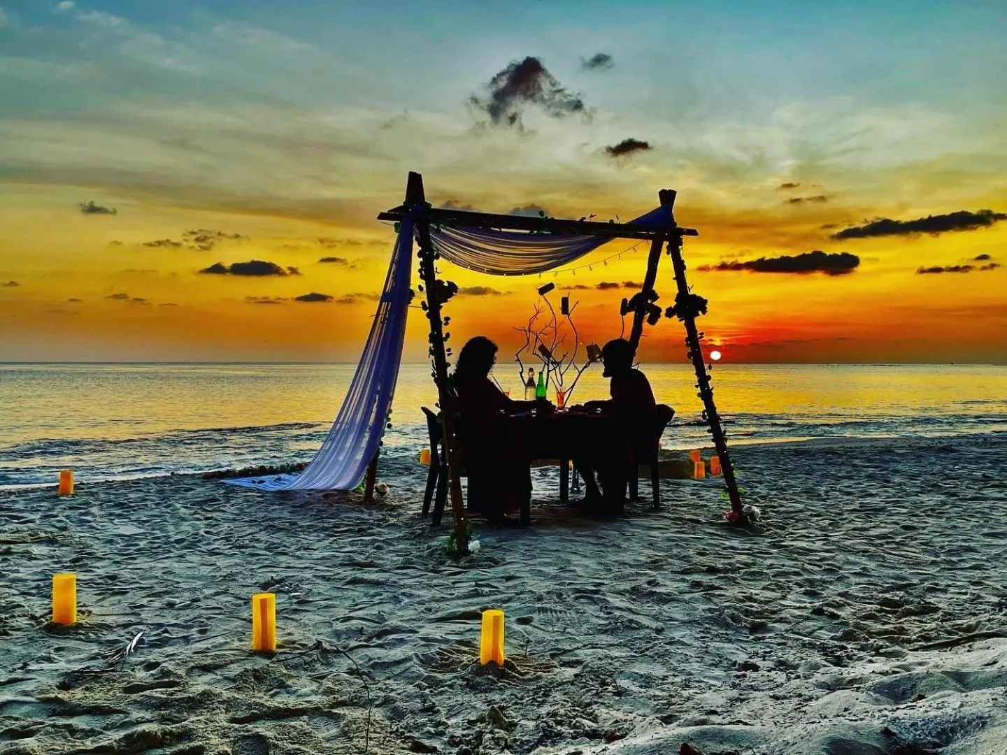 People in Thoddoo Island Life