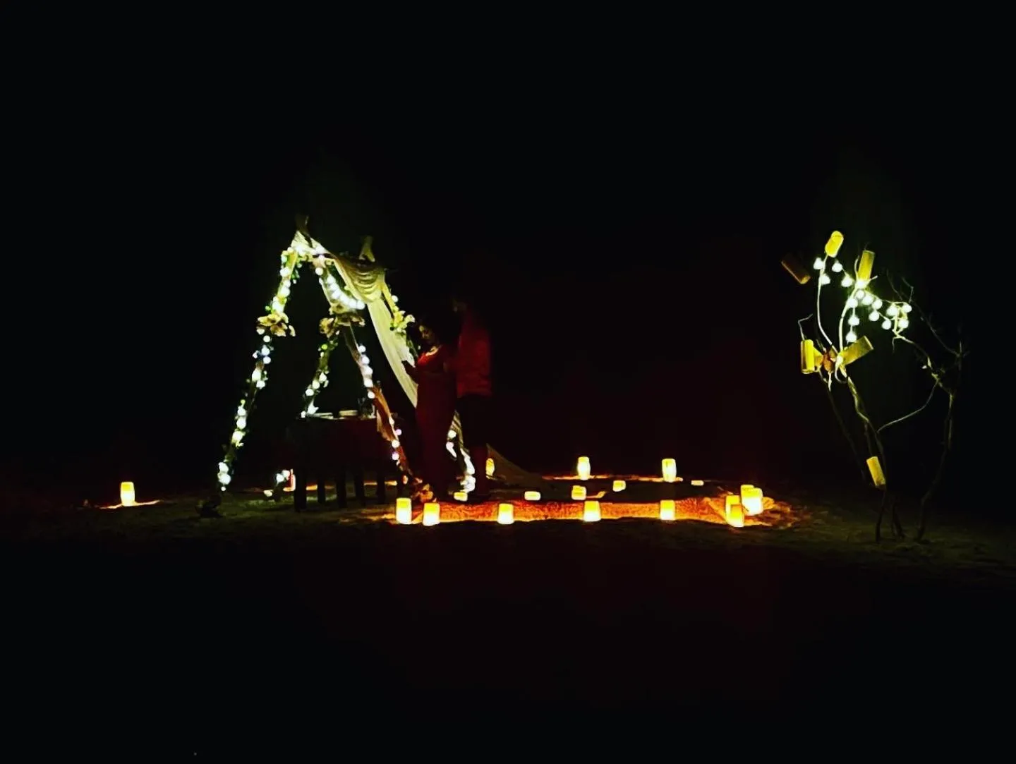 Evening entertainment in Thoddoo Island Life