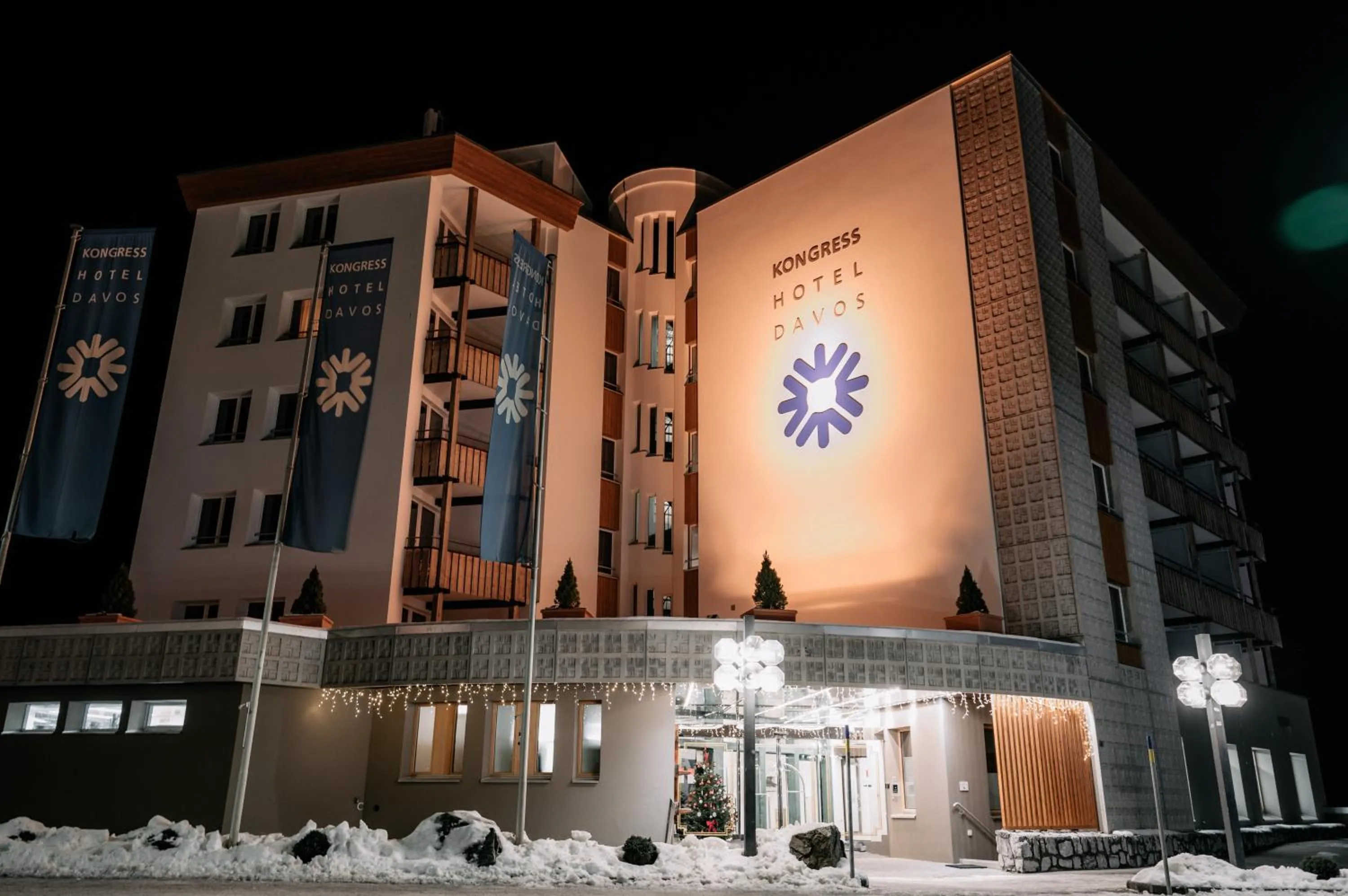Property building in Kongress Hotel Davos