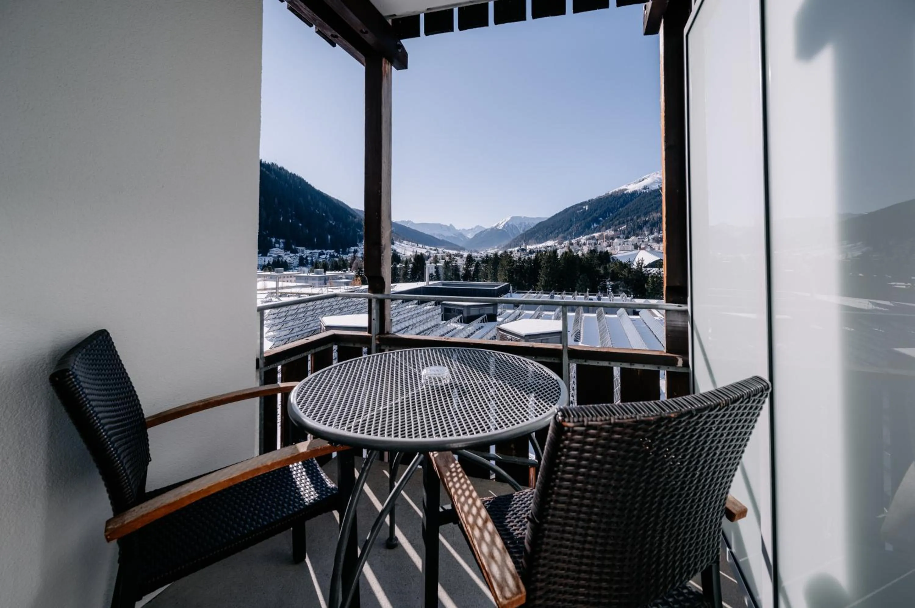 Balcony/Terrace in Kongress Hotel Davos