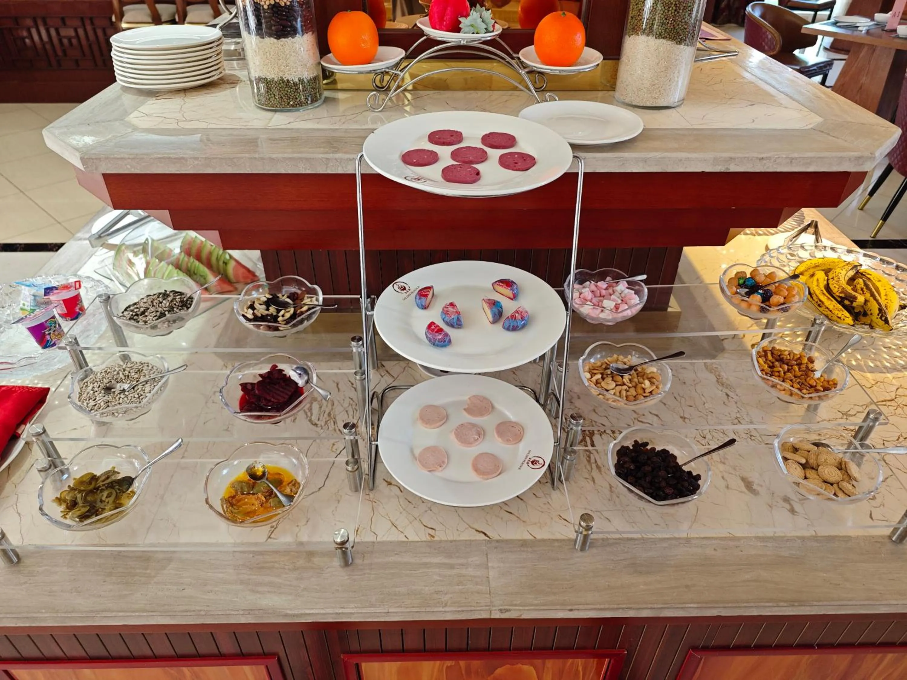 Buffet breakfast in Golden Peacock Hotel Blantyre