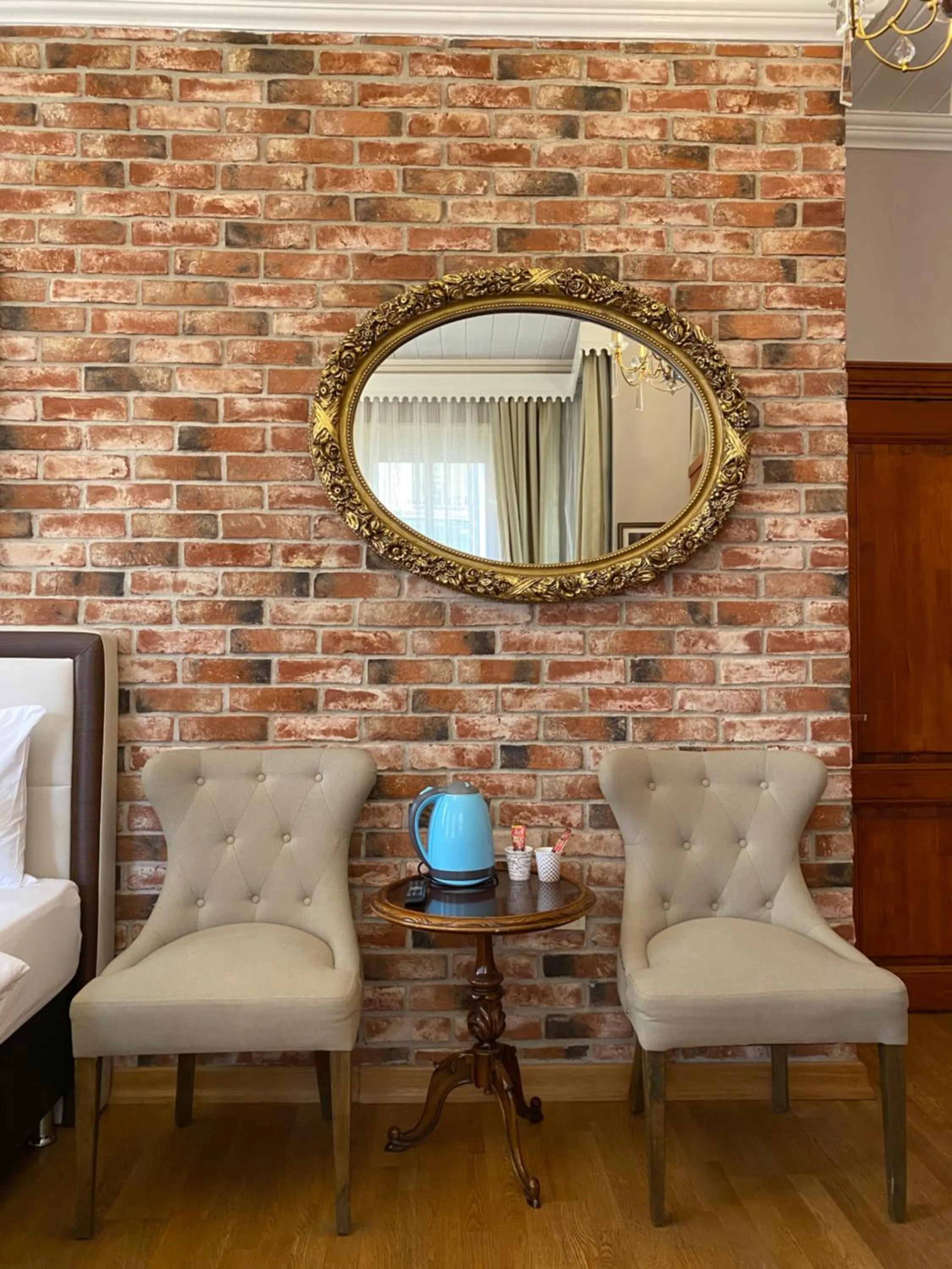 Seating area in Bosphorus Bridge