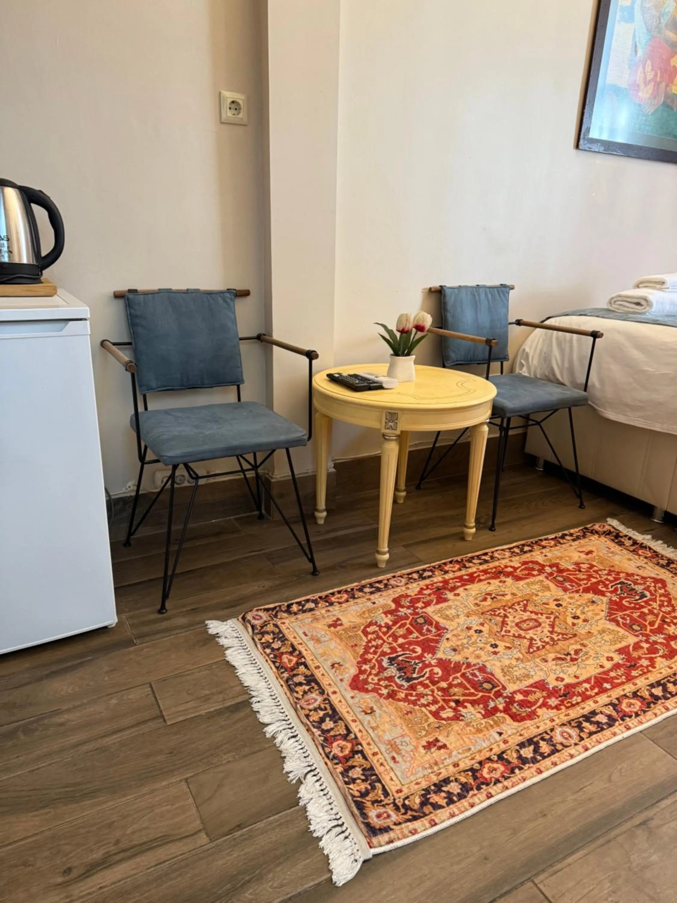 Seating area in Bosphorus Bridge