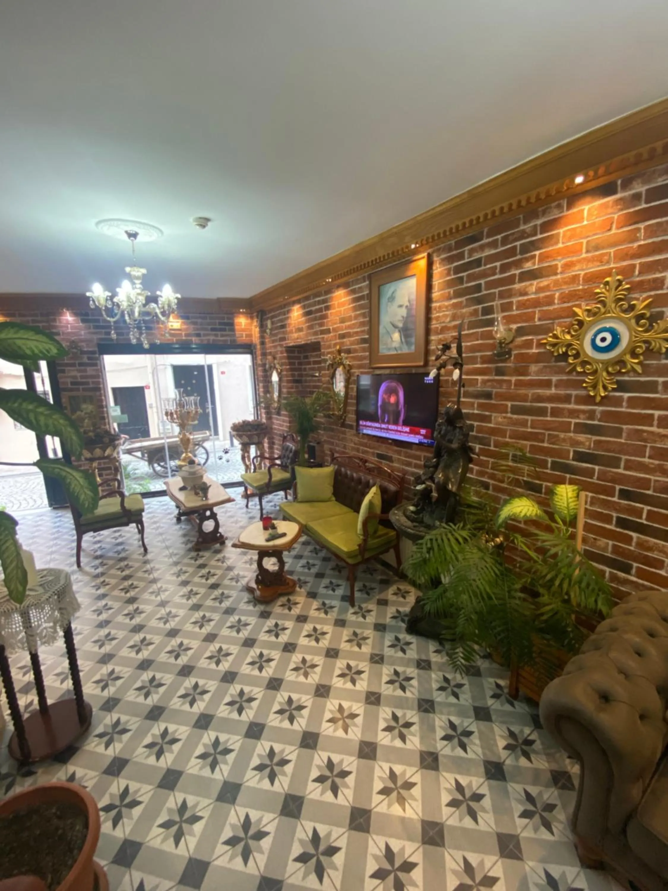 Seating area in Bosphorus Bridge