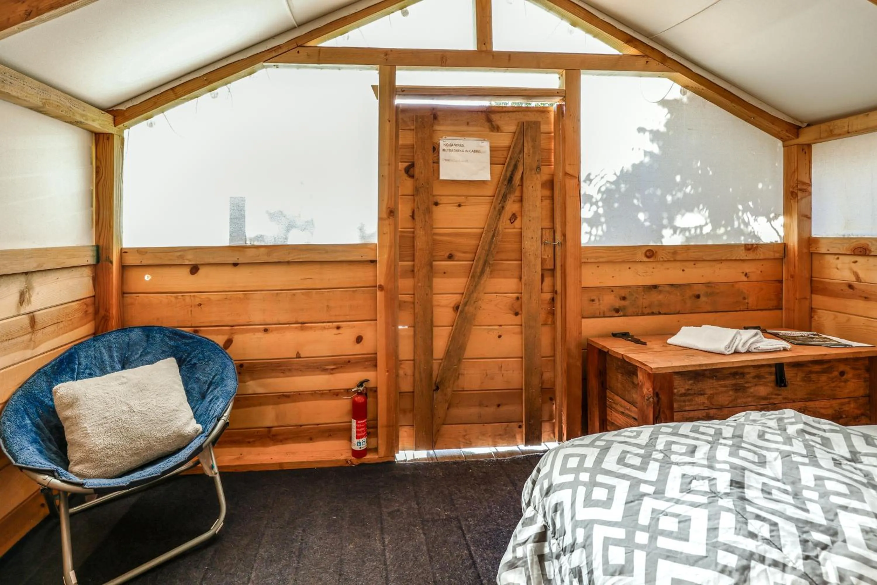 Bed in SoCal Camping