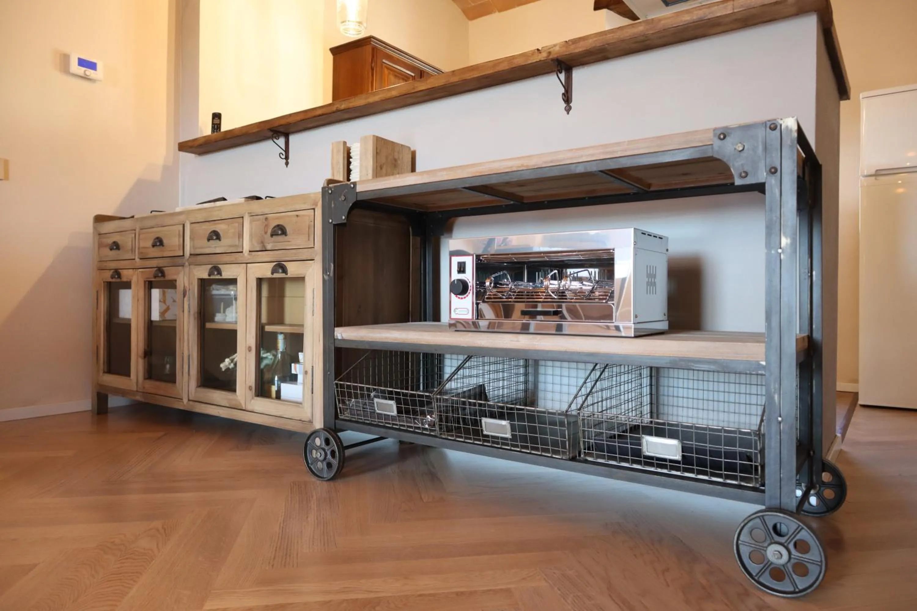 Communal kitchen in B&B La Taccola
