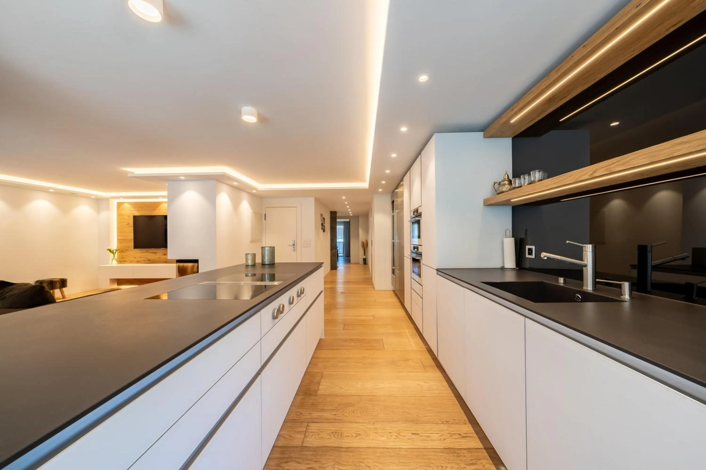 Kitchen or kitchenette in Hotel Bellerive