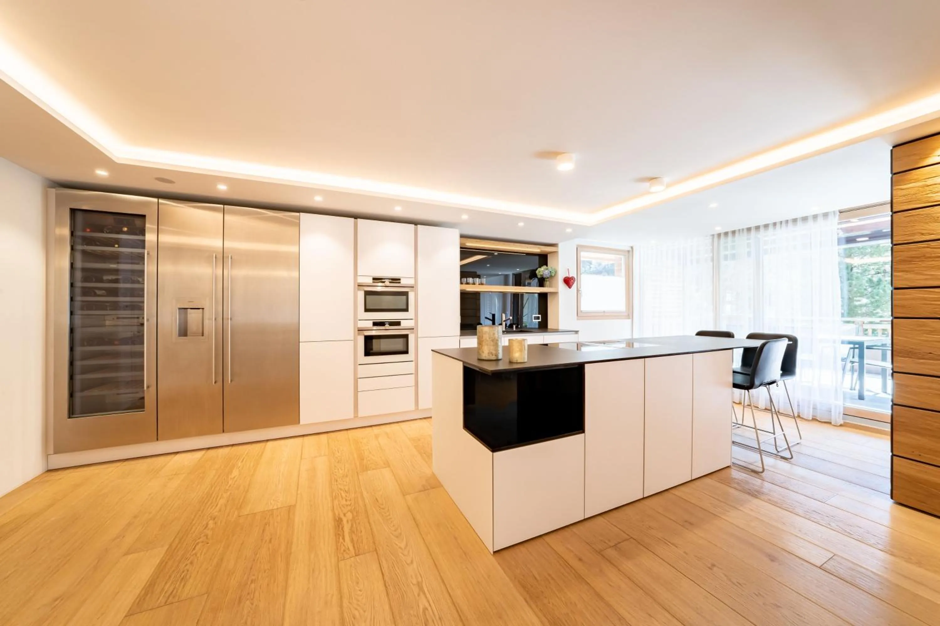 Kitchen or kitchenette in Hotel Bellerive