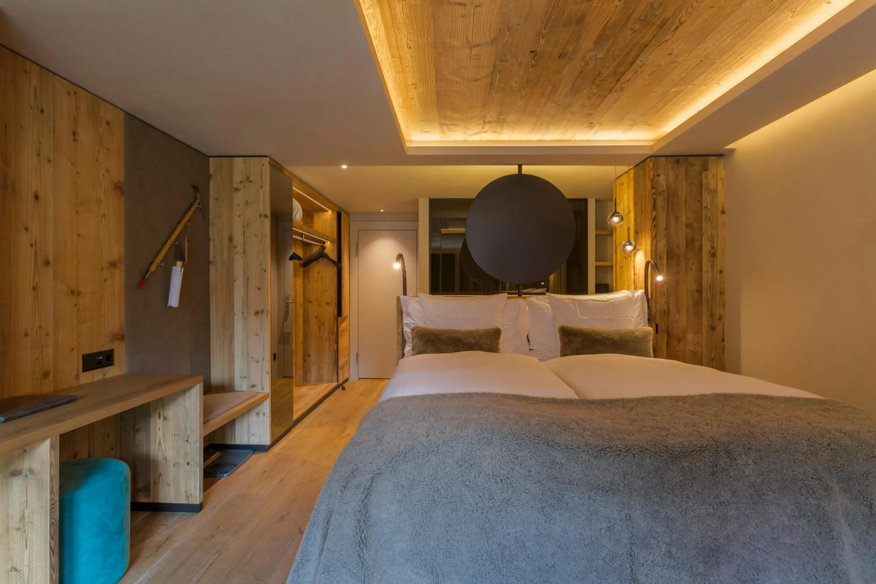 Bed in Hotel Bellerive