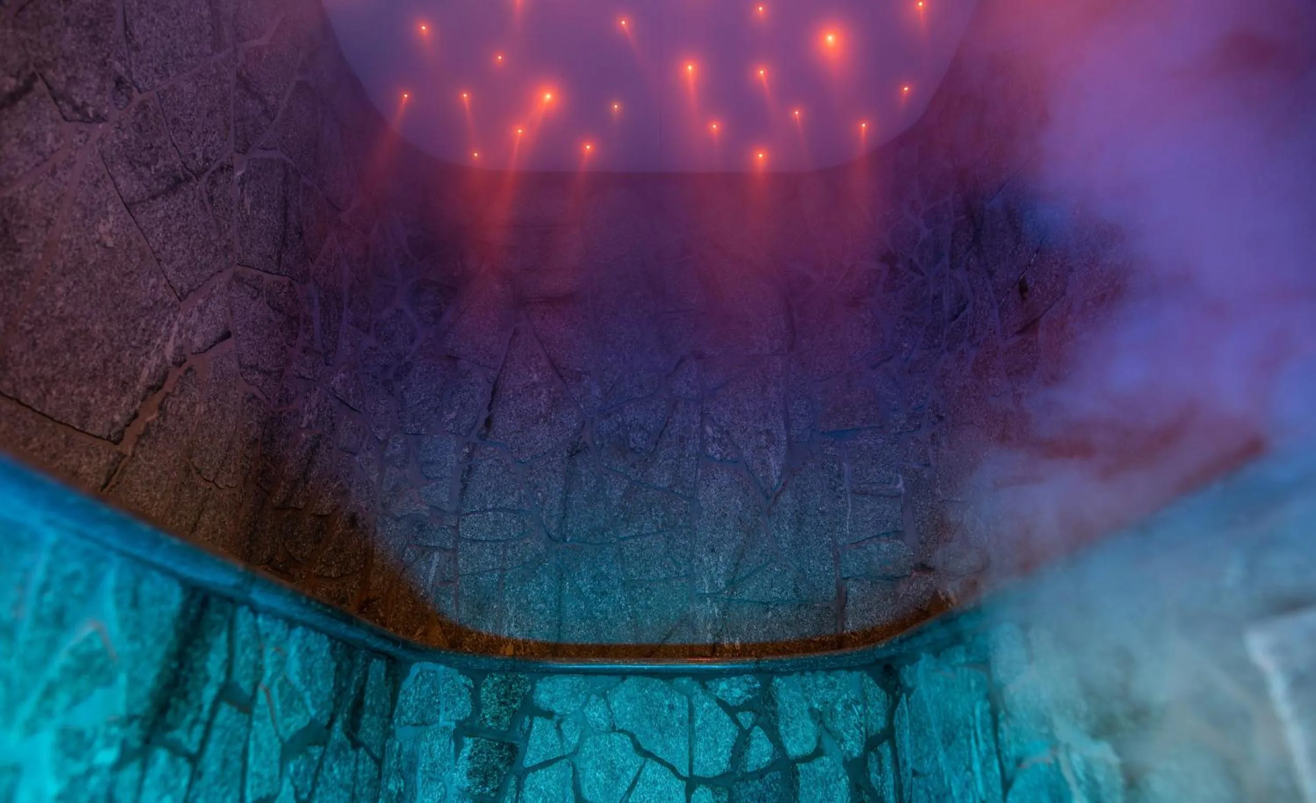 Steam room in Hotel Bellerive