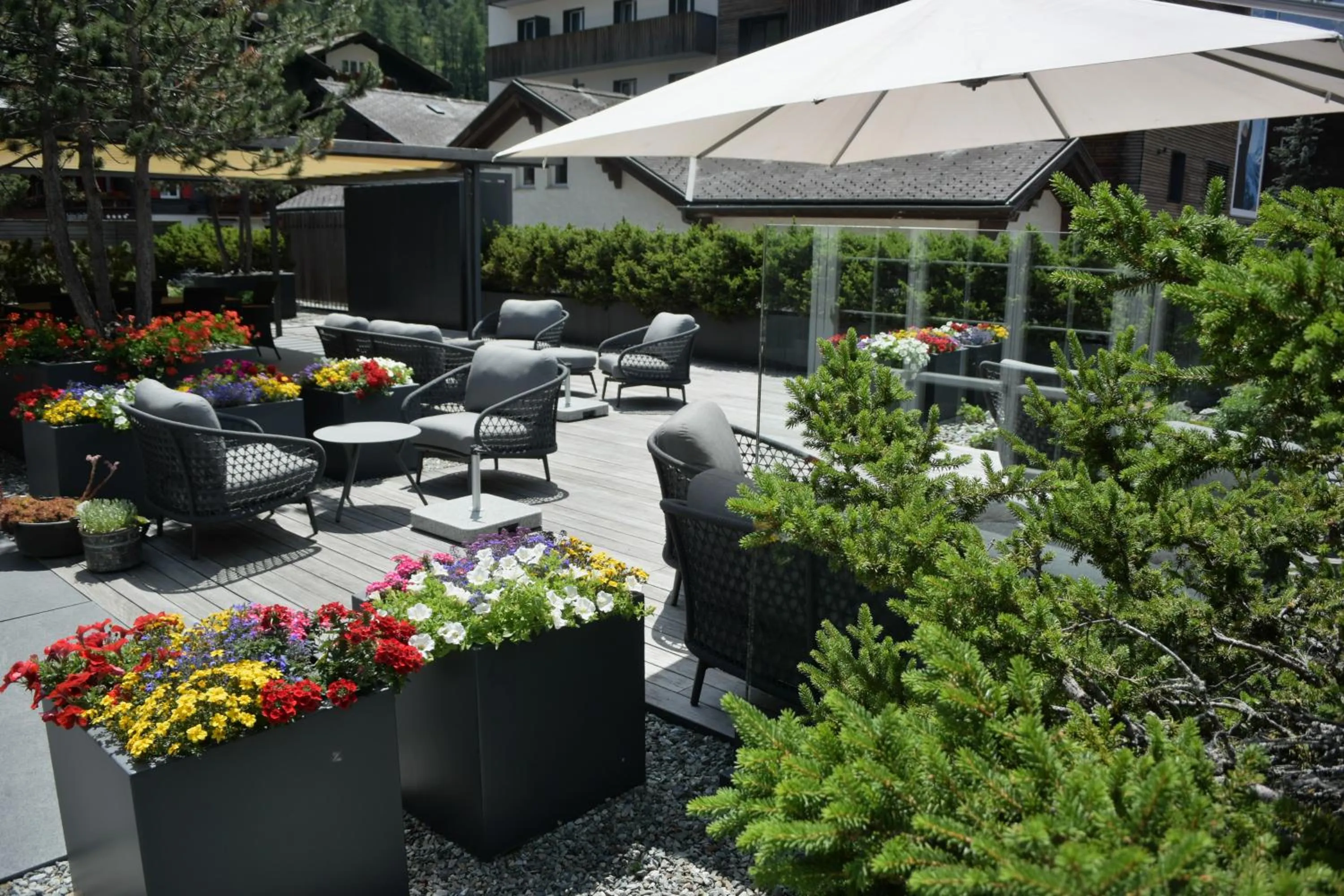 Balcony/Terrace in la couronne Hotel & Spa