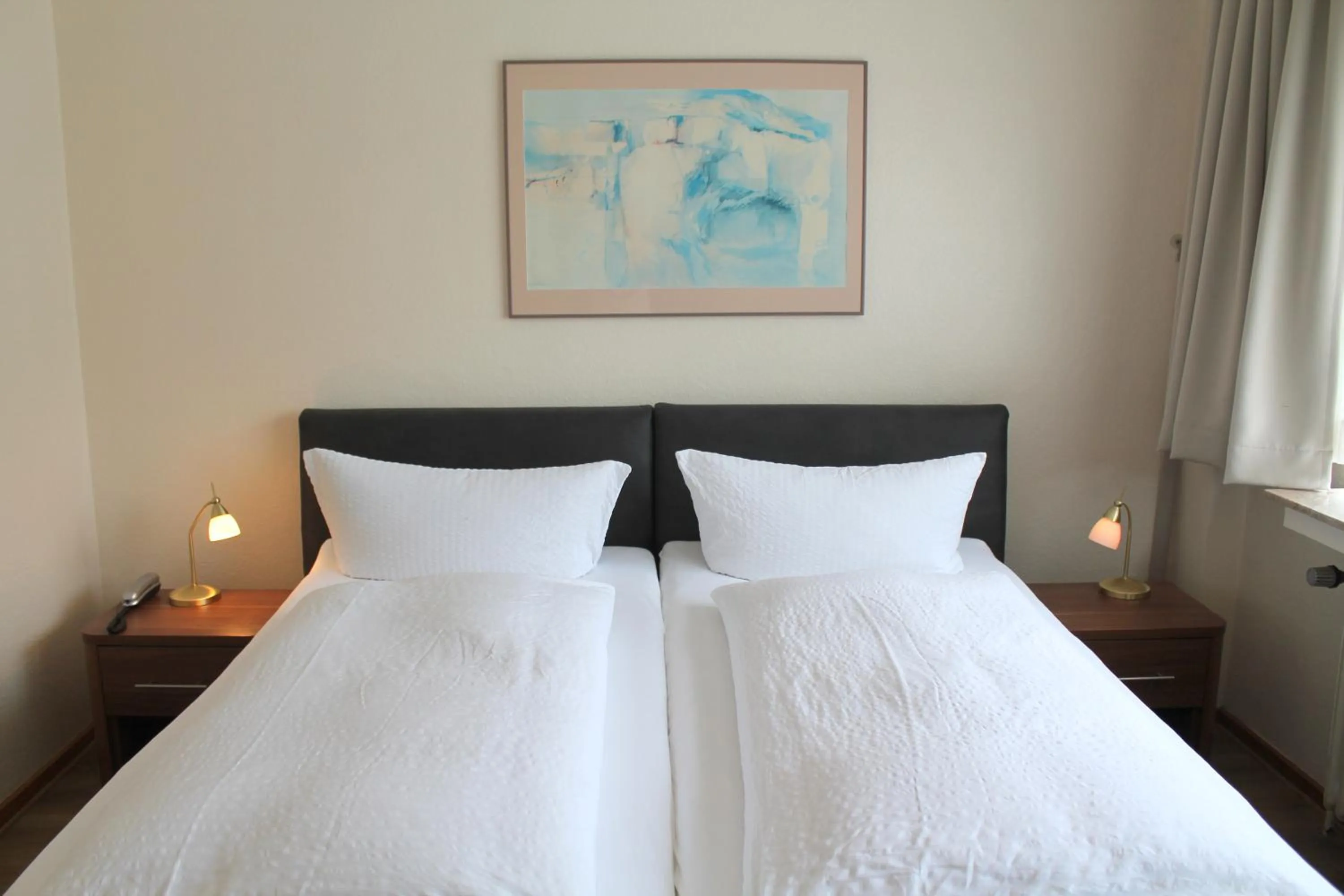 Decorative detail, Bed in Haus Kastanienhof