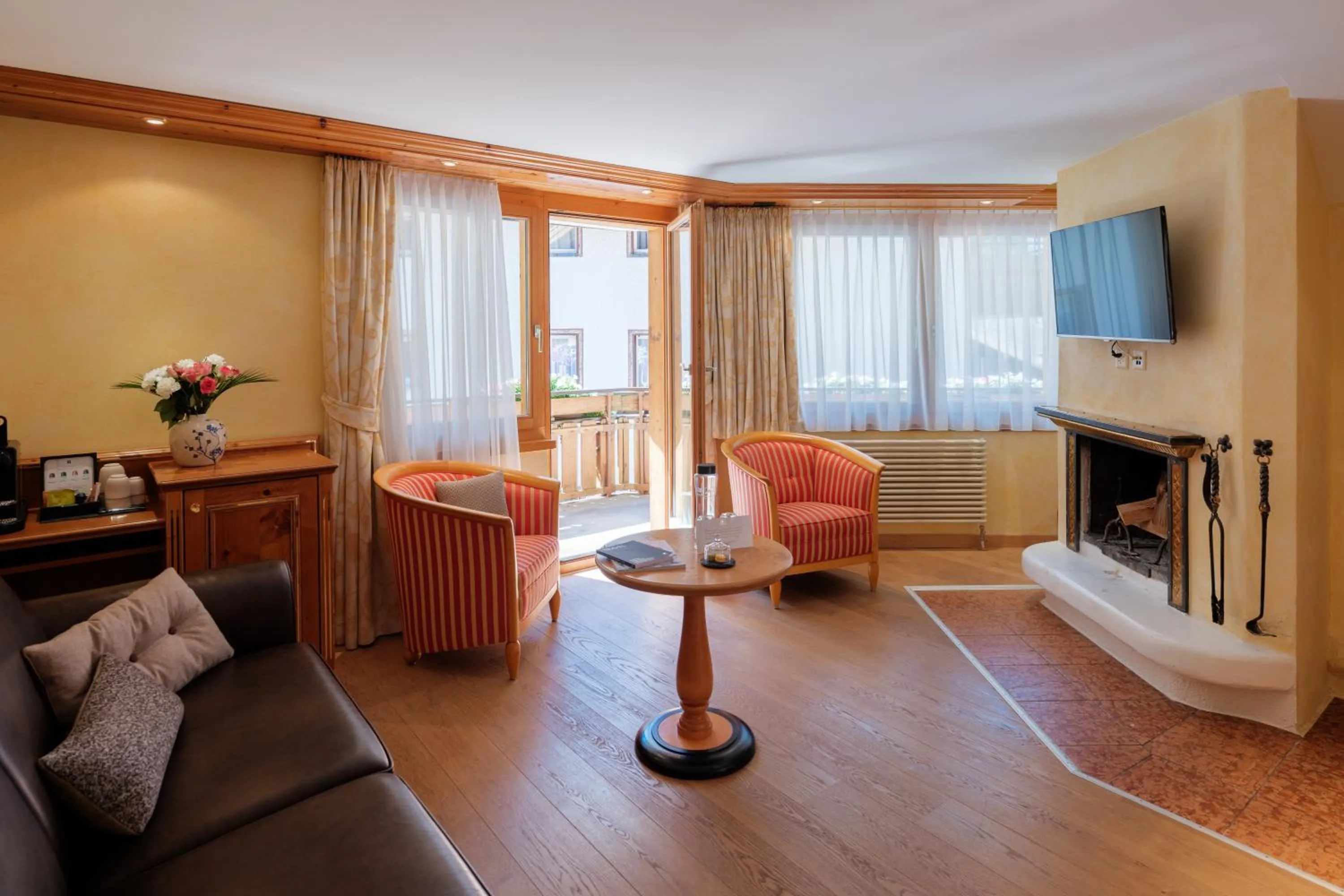 Living room in Relais & Chateaux Schönegg