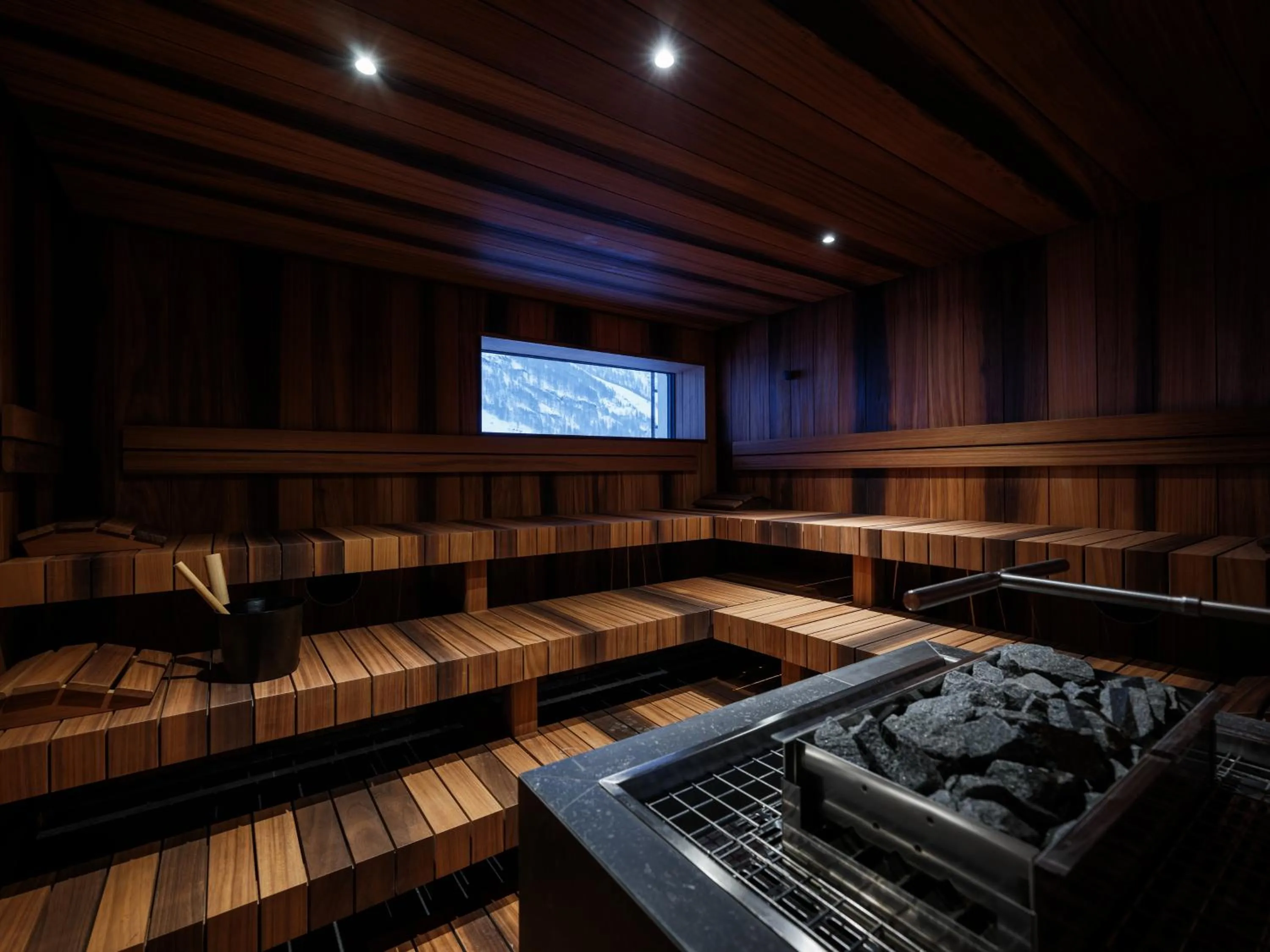 Swimming pool in Relais & Chateaux Schönegg