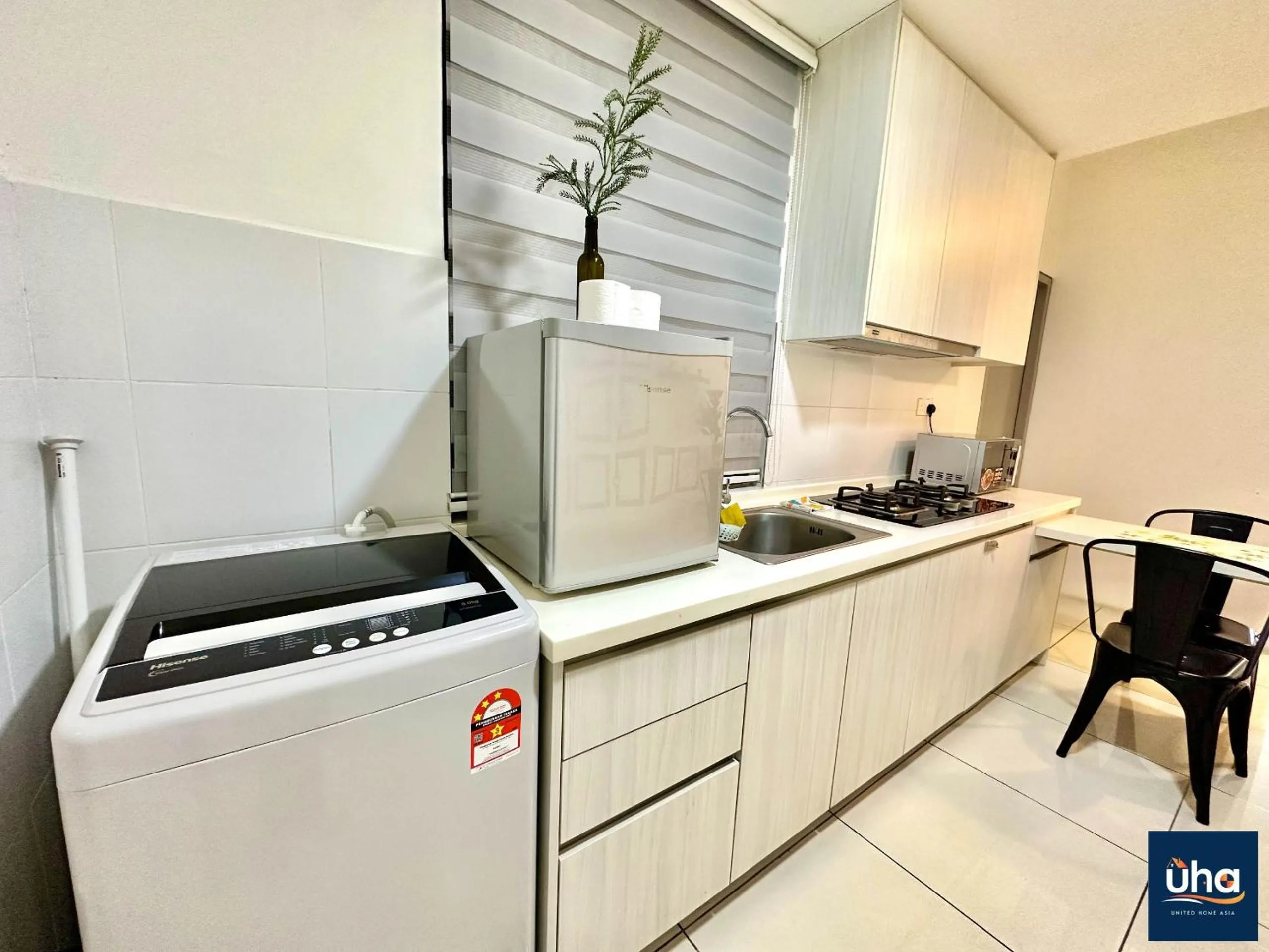 Kitchen or kitchenette in 1 Tebrau Residences By RR JBcity