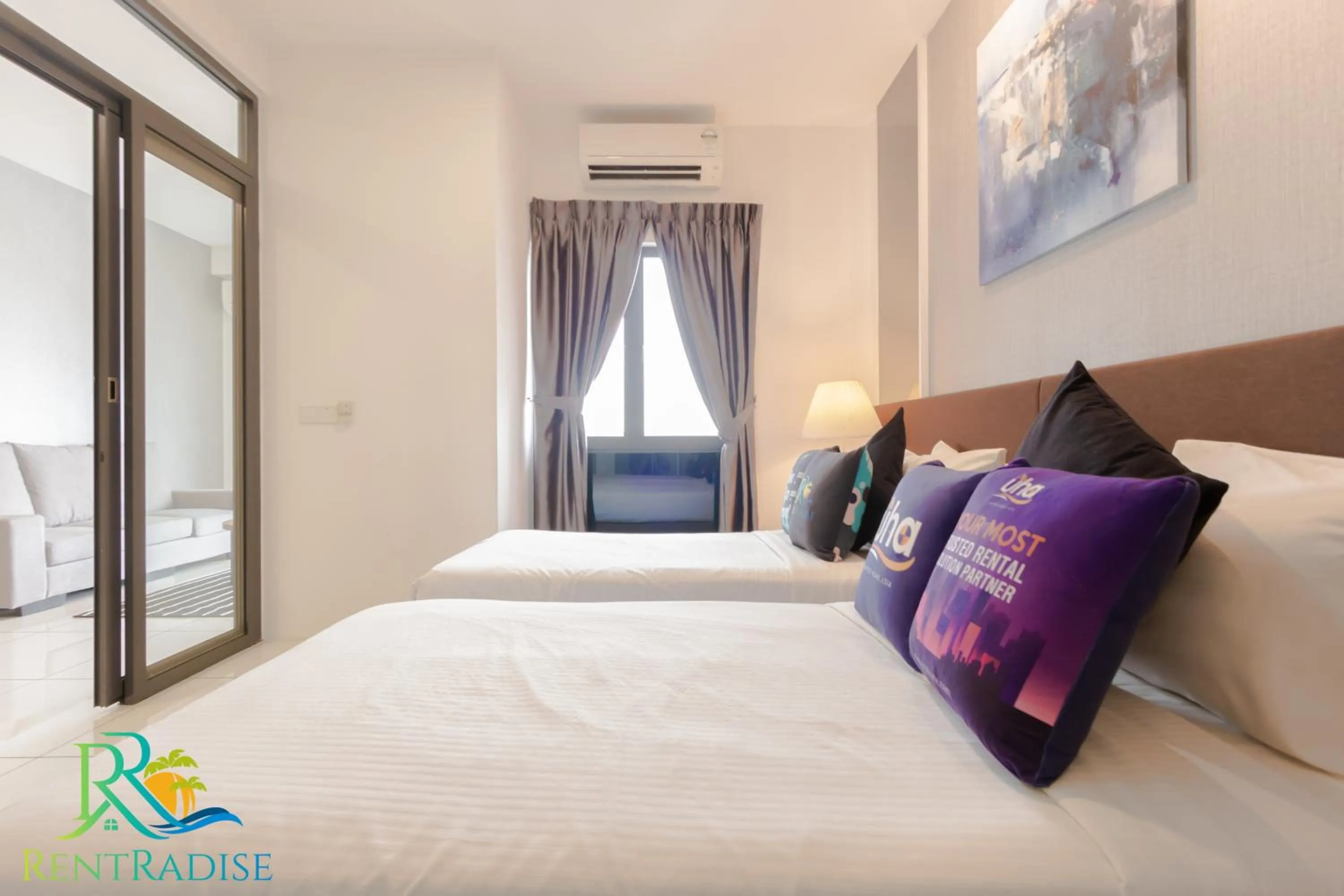 Bedroom, Bed in 1 Tebrau Residences By RR JBcity