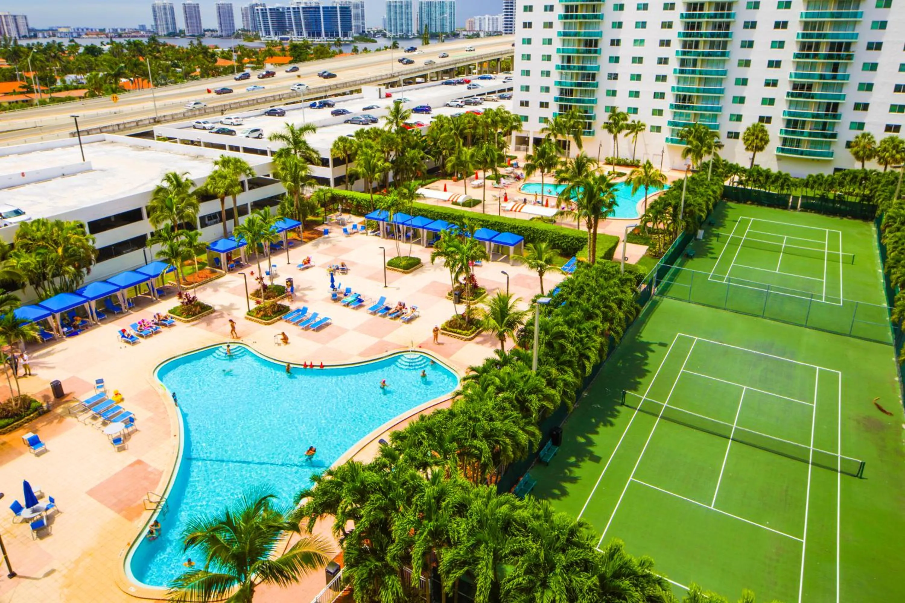 Pool view in Sunny Isles Ocean Reserve Condo Apartments - 1BR #812